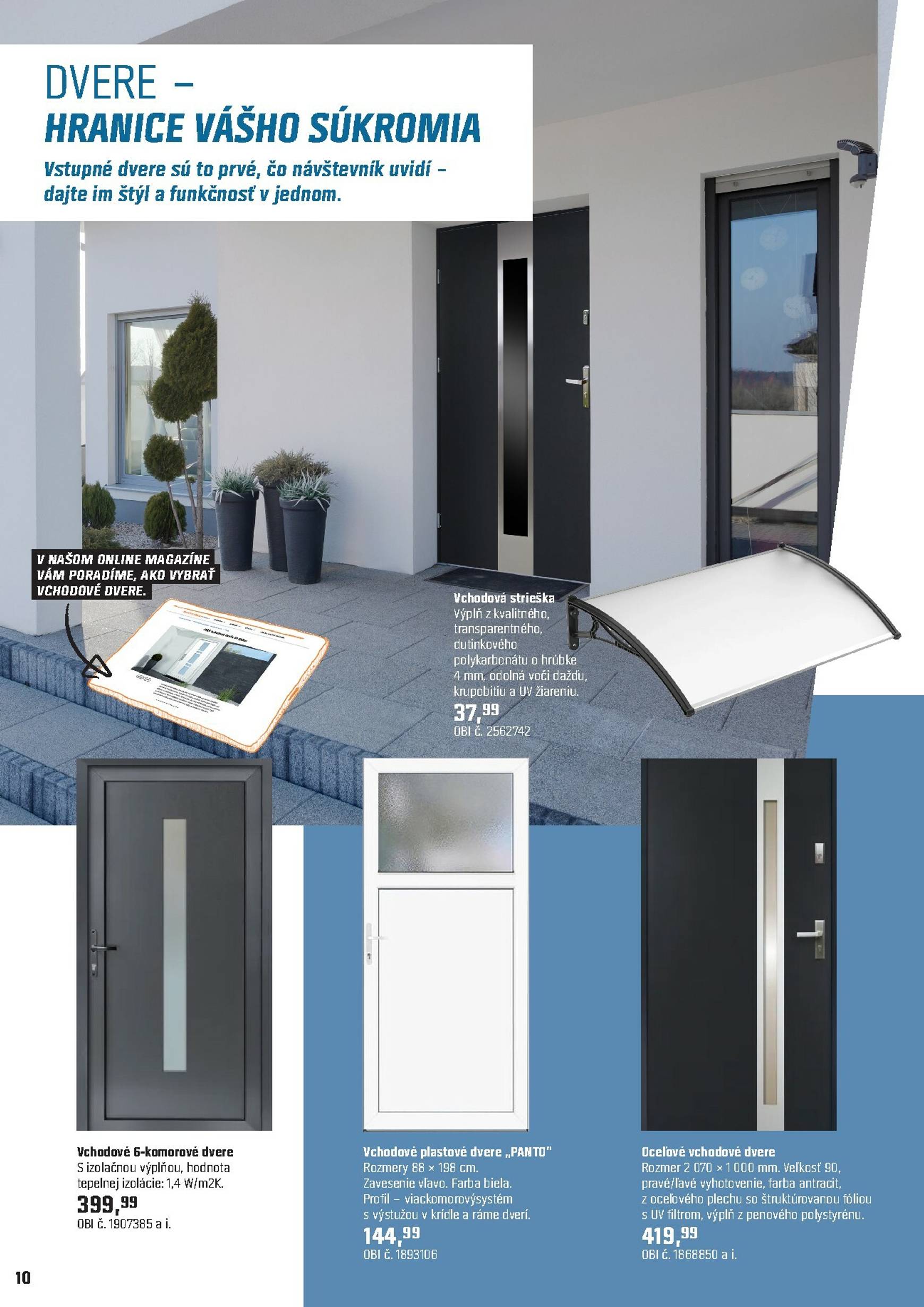 Page 10 of Aktuálny obi leták platný od pondelka 15.09 do 15.11