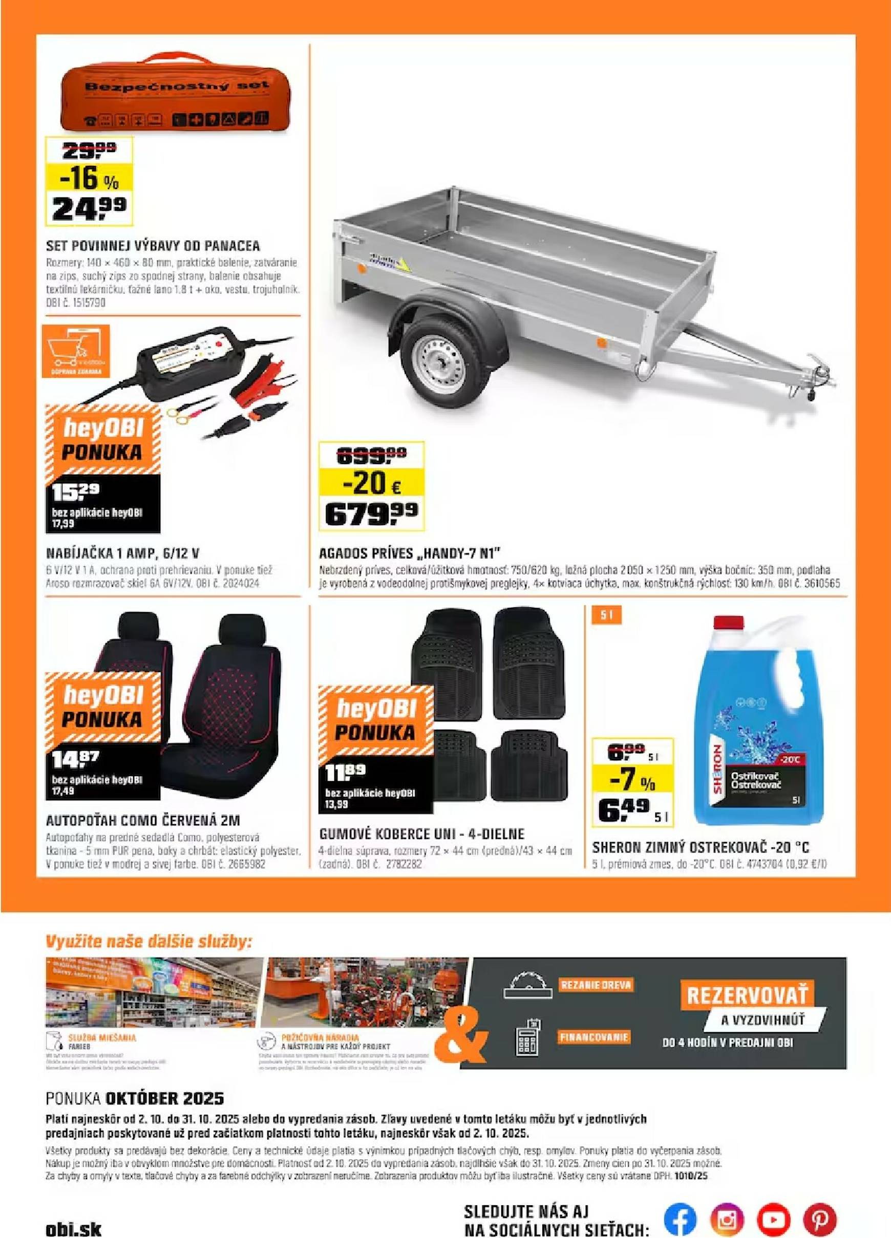 Page 20 of Aktuálny obi leták platný od štvrtka 02.10 do 31.10