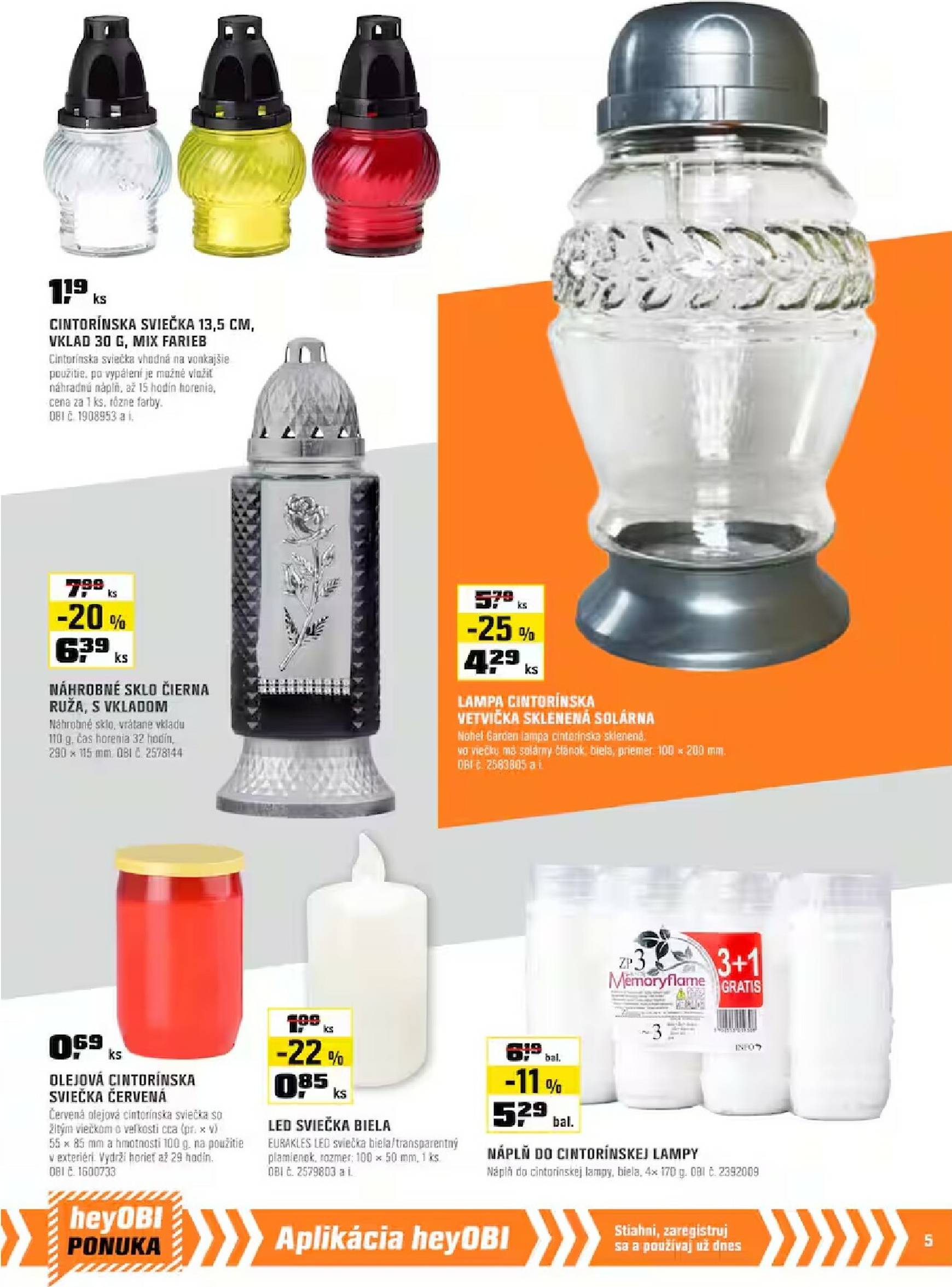 Page 5 of Aktuálny obi leták platný od štvrtka 02.10 do 31.10