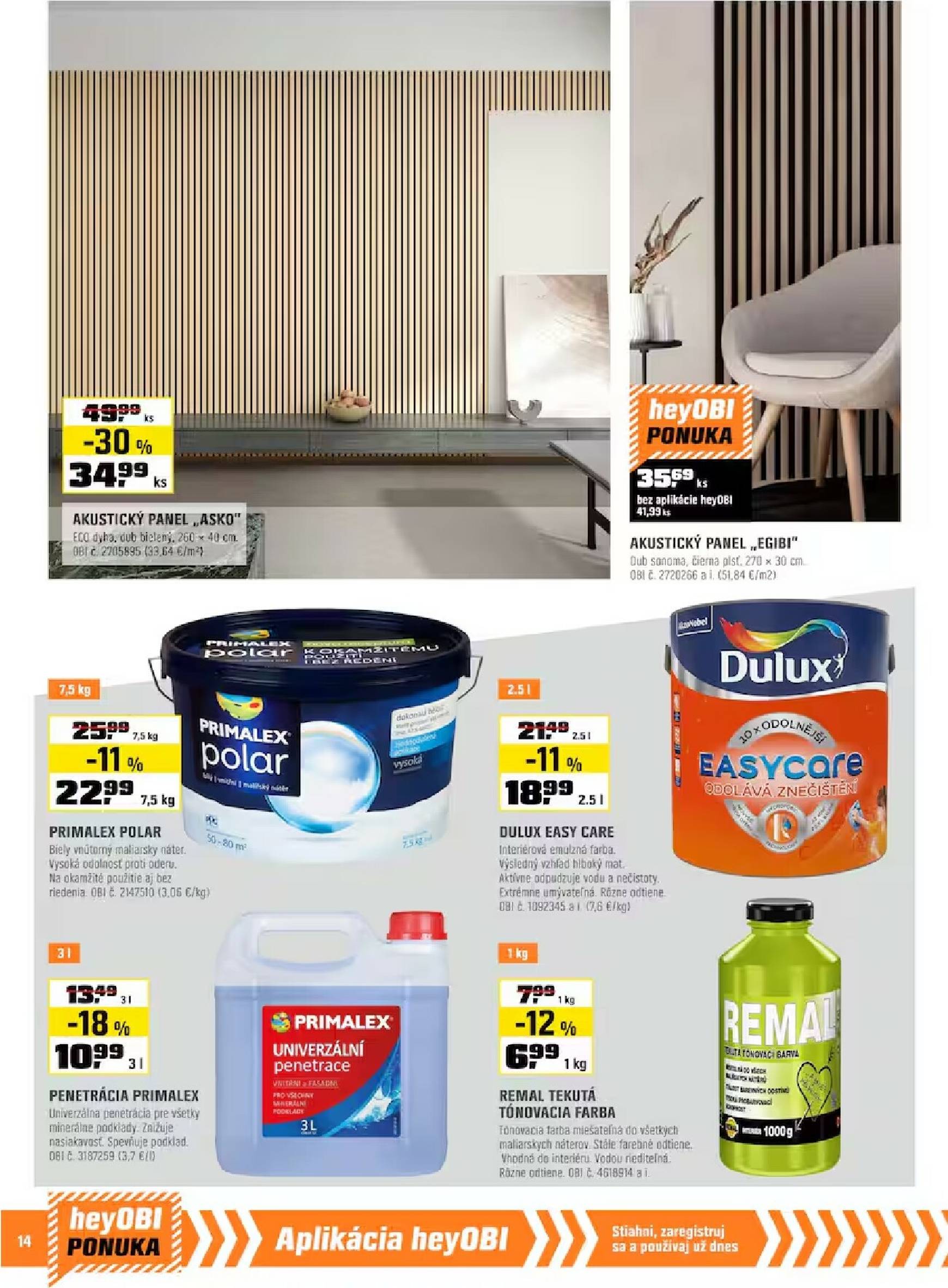 Page 14 of Aktuálny obi leták platný od štvrtka 02.10 do 31.10