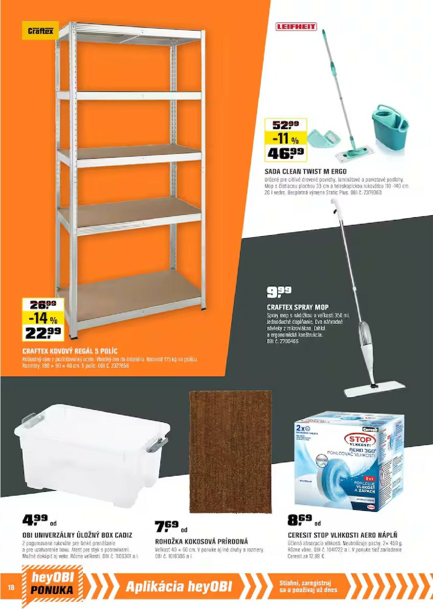 Page 18 of Aktuálny obi leták platný od štvrtka 02.10 do 31.10