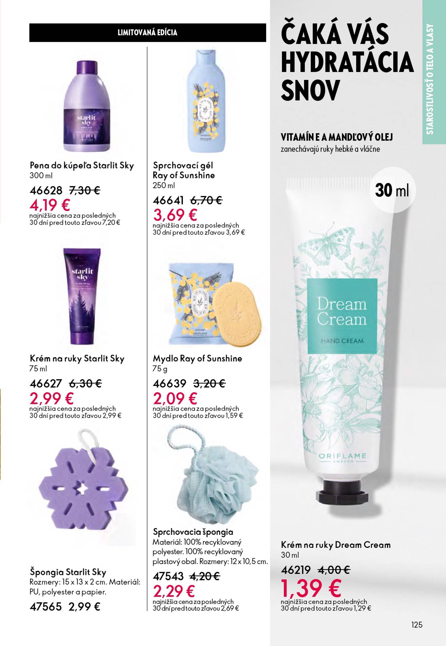 Page 125 of Aktuálny oriflame leták platný od stredy 01.10 do 21.10