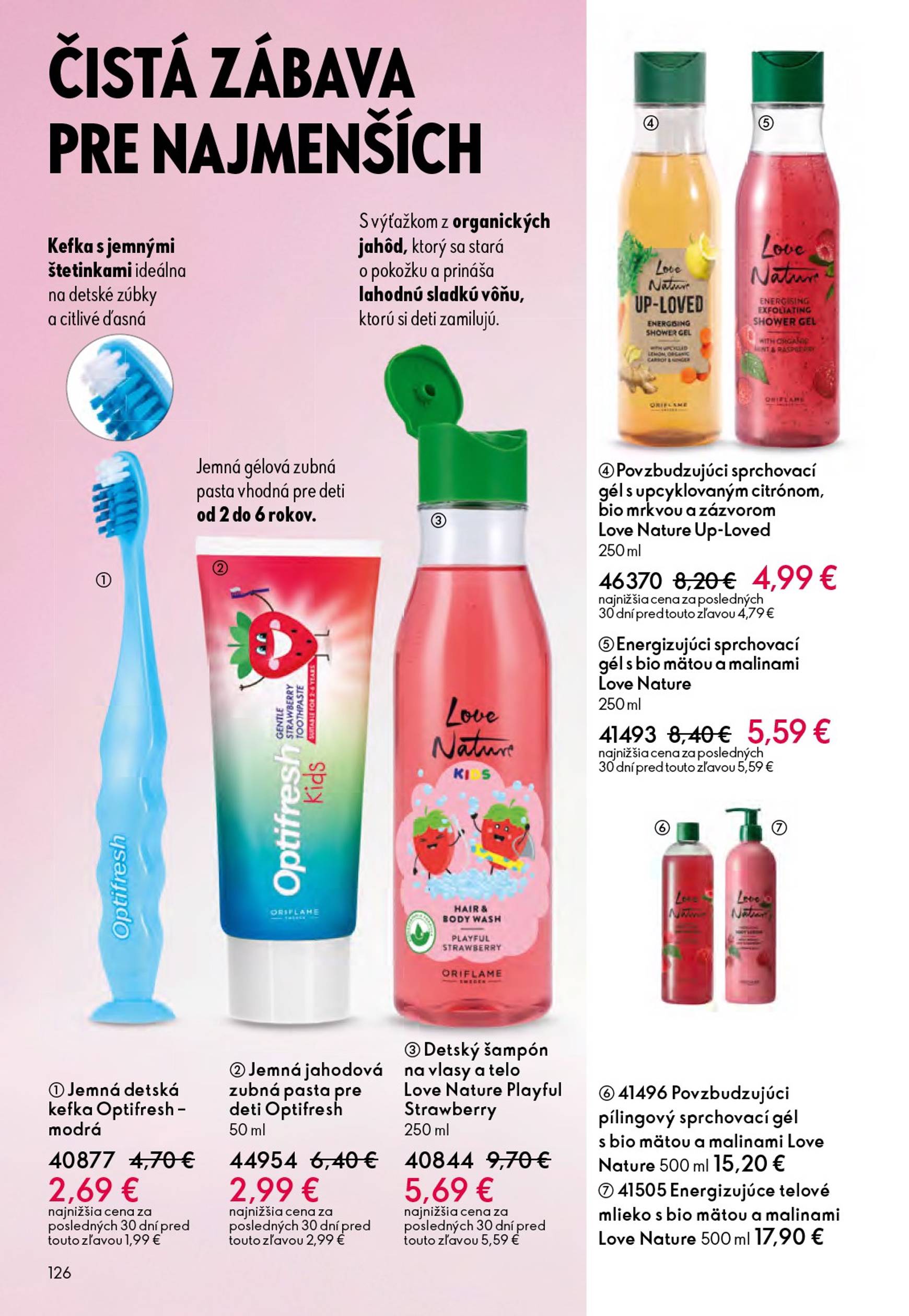 Page 126 of Aktuálny oriflame leták platný od stredy 01.10 do 21.10