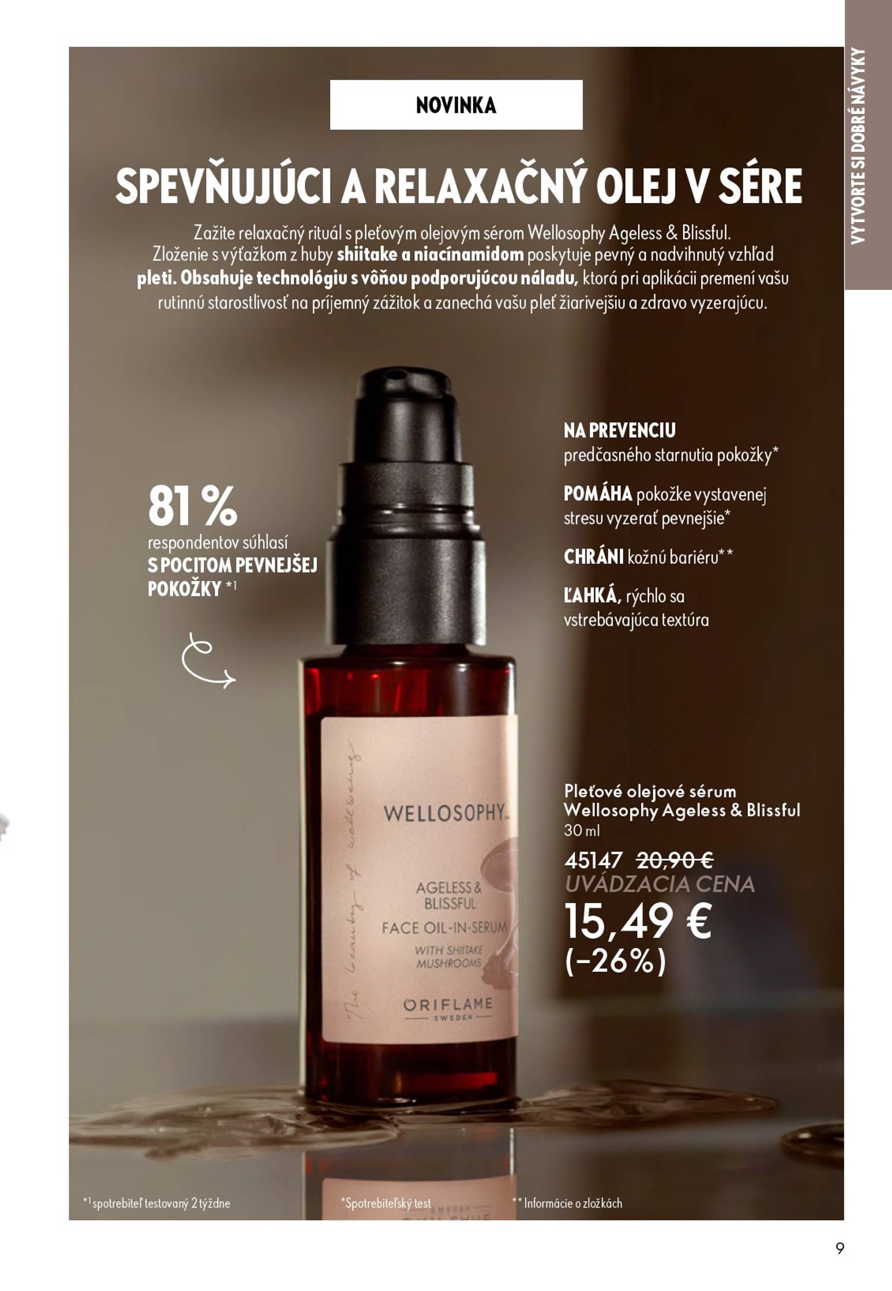 Page 9 of Aktuálny oriflame leták platný od stredy 01.10 do 21.10
