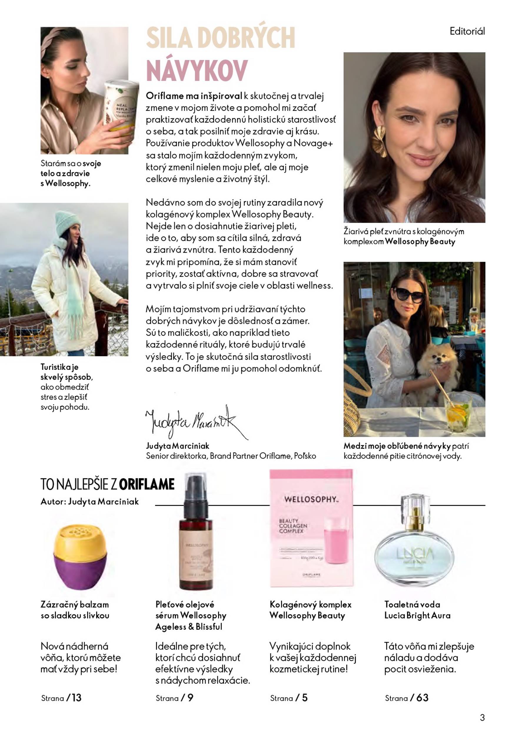 Page 3 of Aktuálny oriflame leták platný od stredy 01.10 do 21.10