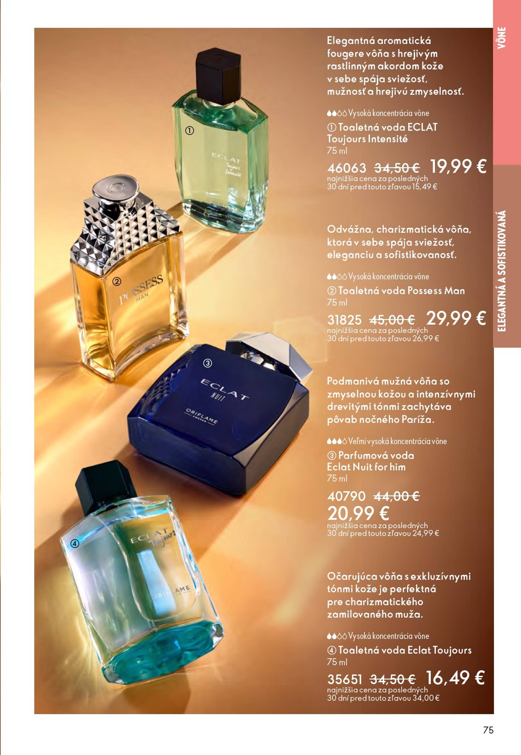 Page 75 of Aktuálny oriflame leták platný od stredy 01.10 do 21.10