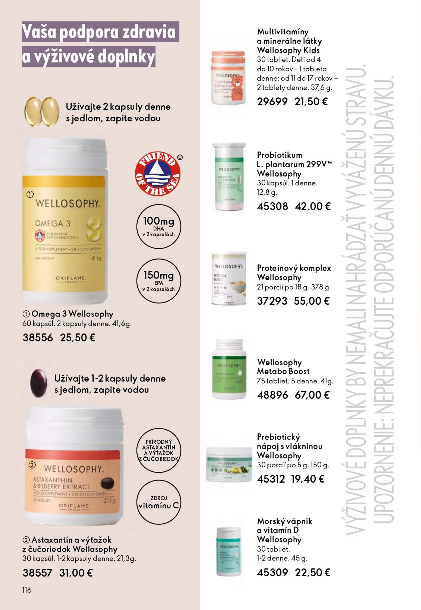 Page 116 of Aktuálny oriflame leták platný od stredy 01.10 do 21.10