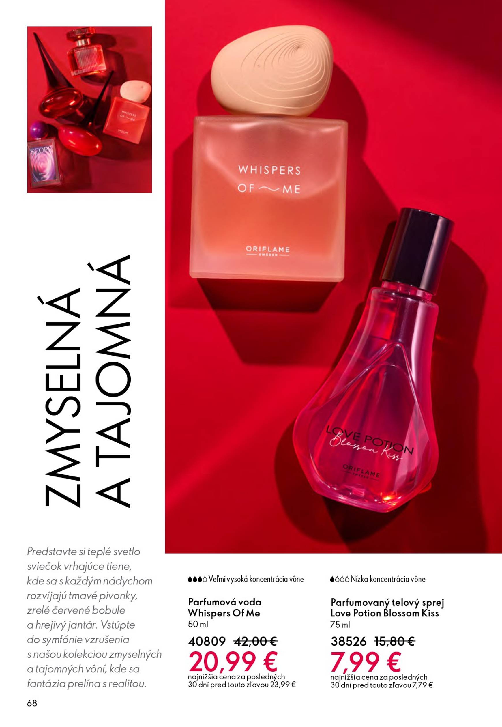 Page 68 of Aktuálny oriflame leták platný od stredy 01.10 do 21.10