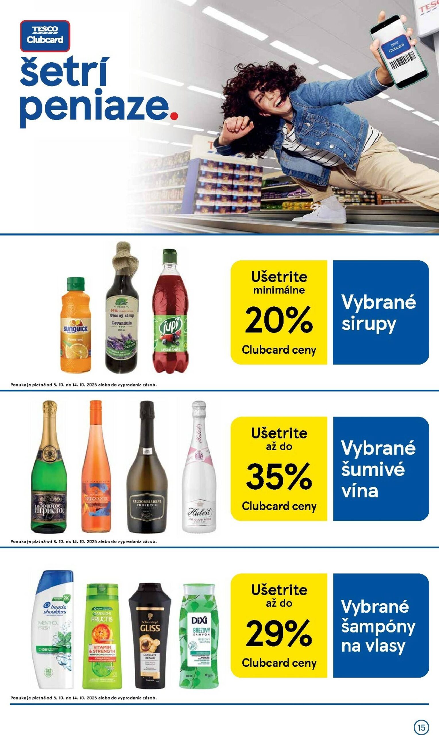 Page 15 of Aktuálny tesco leták platný od stredy 08.10 do 14.10