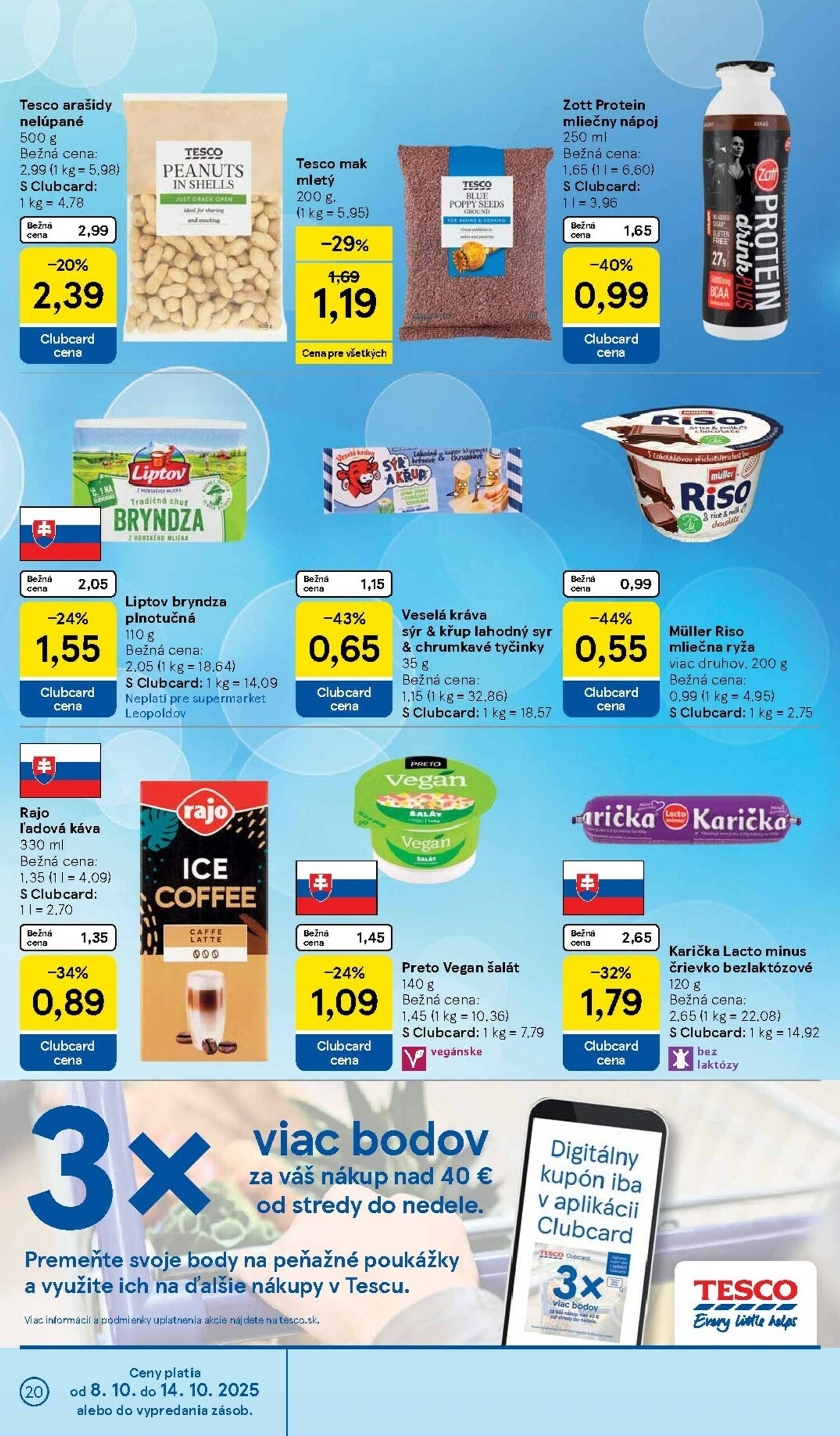 Page 20 of Aktuálny tesco leták platný od stredy 08.10 do 14.10