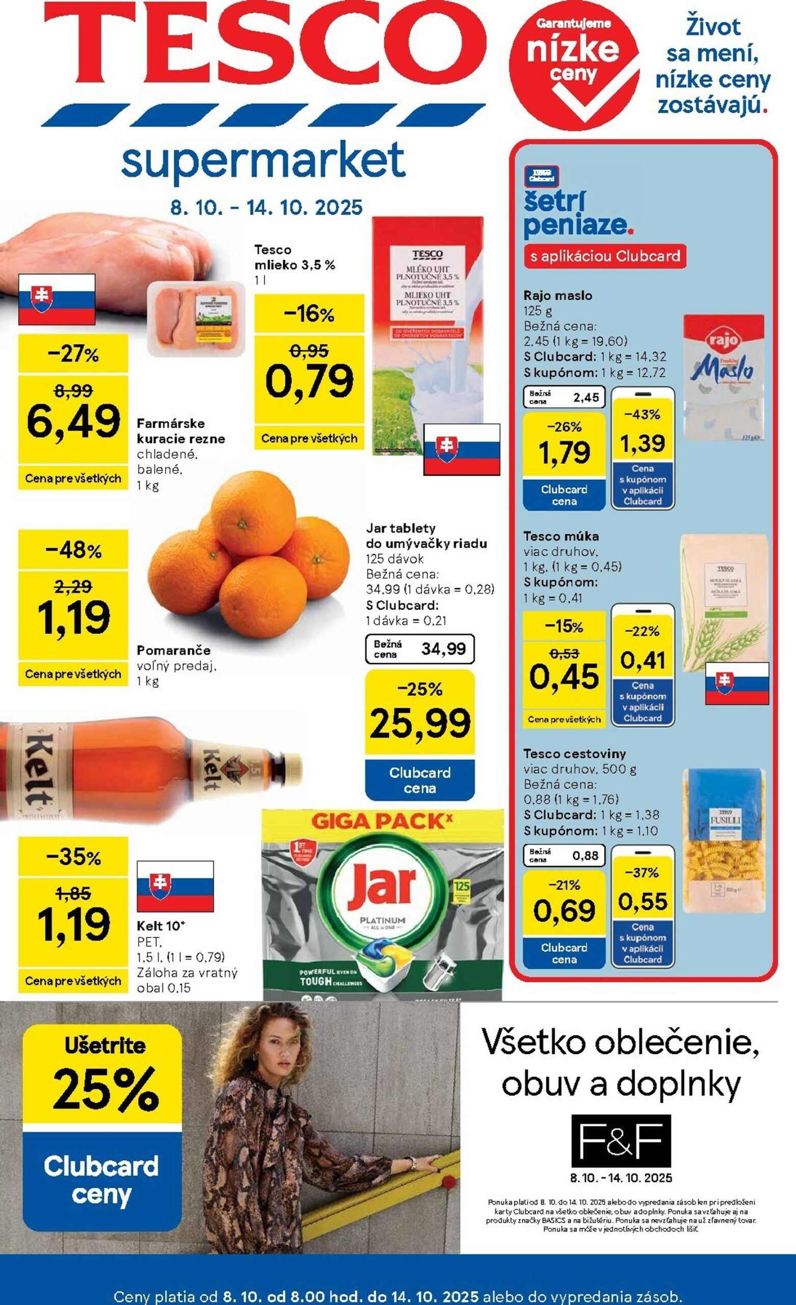 Page 1 of Aktuálny tesco leták platný od stredy 08.10 do 14.10