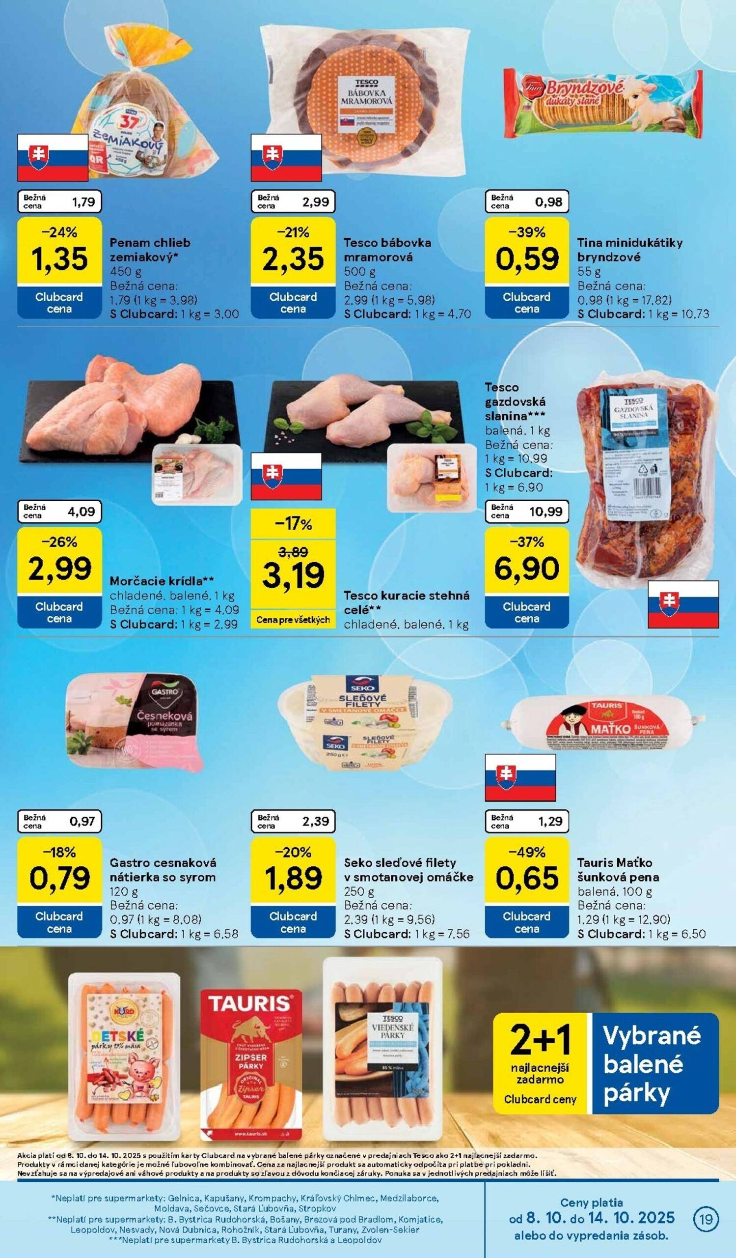 Page 19 of Aktuálny tesco leták platný od stredy 08.10 do 14.10