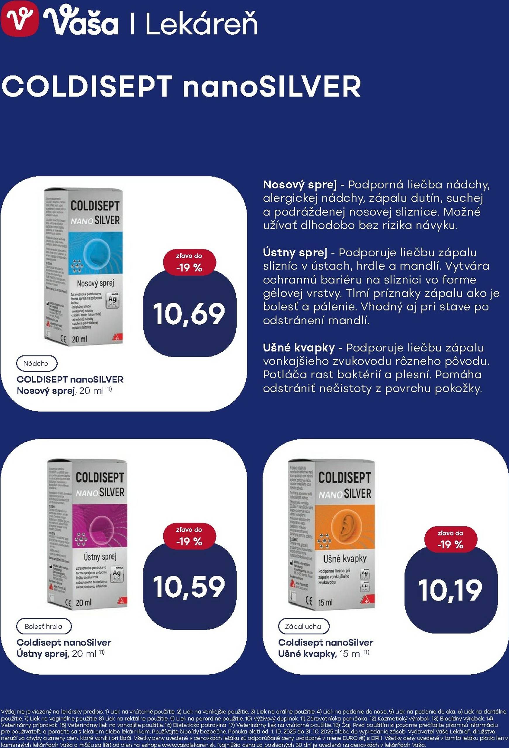 Page 10 of Aktuálny vasa-lekaren leták platný od stredy 01.10 do 31.10