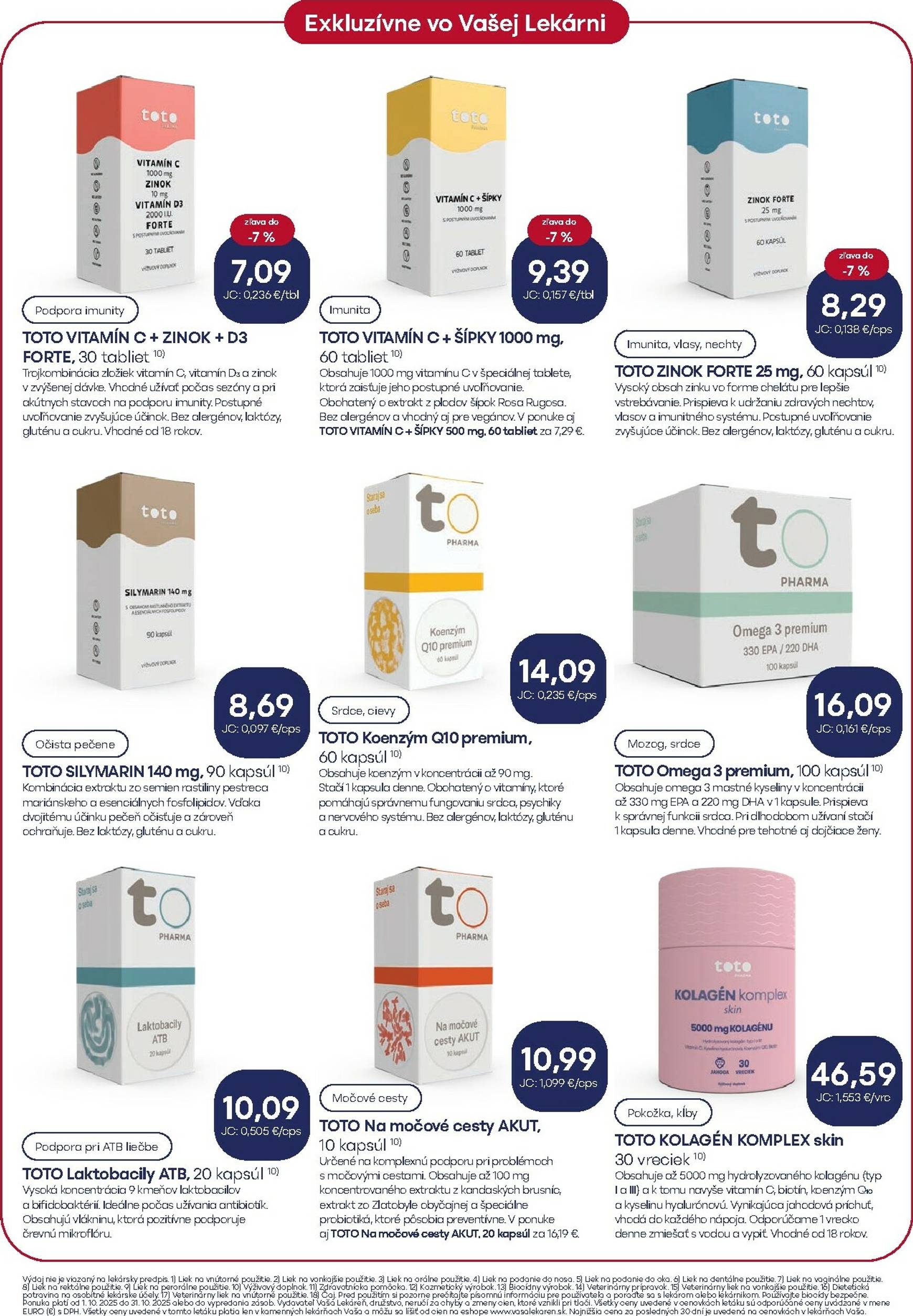 Page 5 of Aktuálny vasa-lekaren leták platný od stredy 01.10 do 31.10