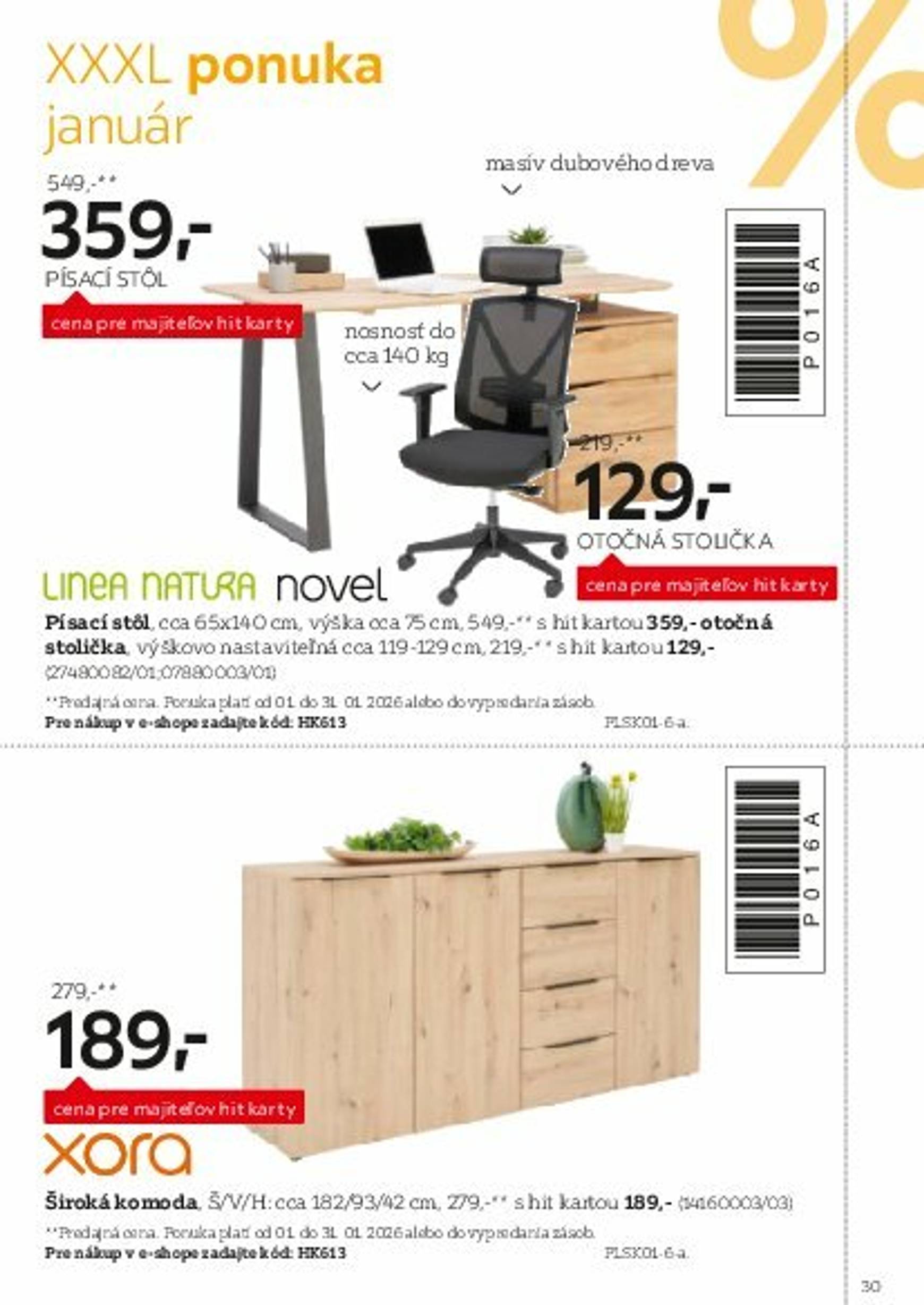 Page 30 of Aktuálny xxxlutz leták platný od soboty 01.08 do 31.01