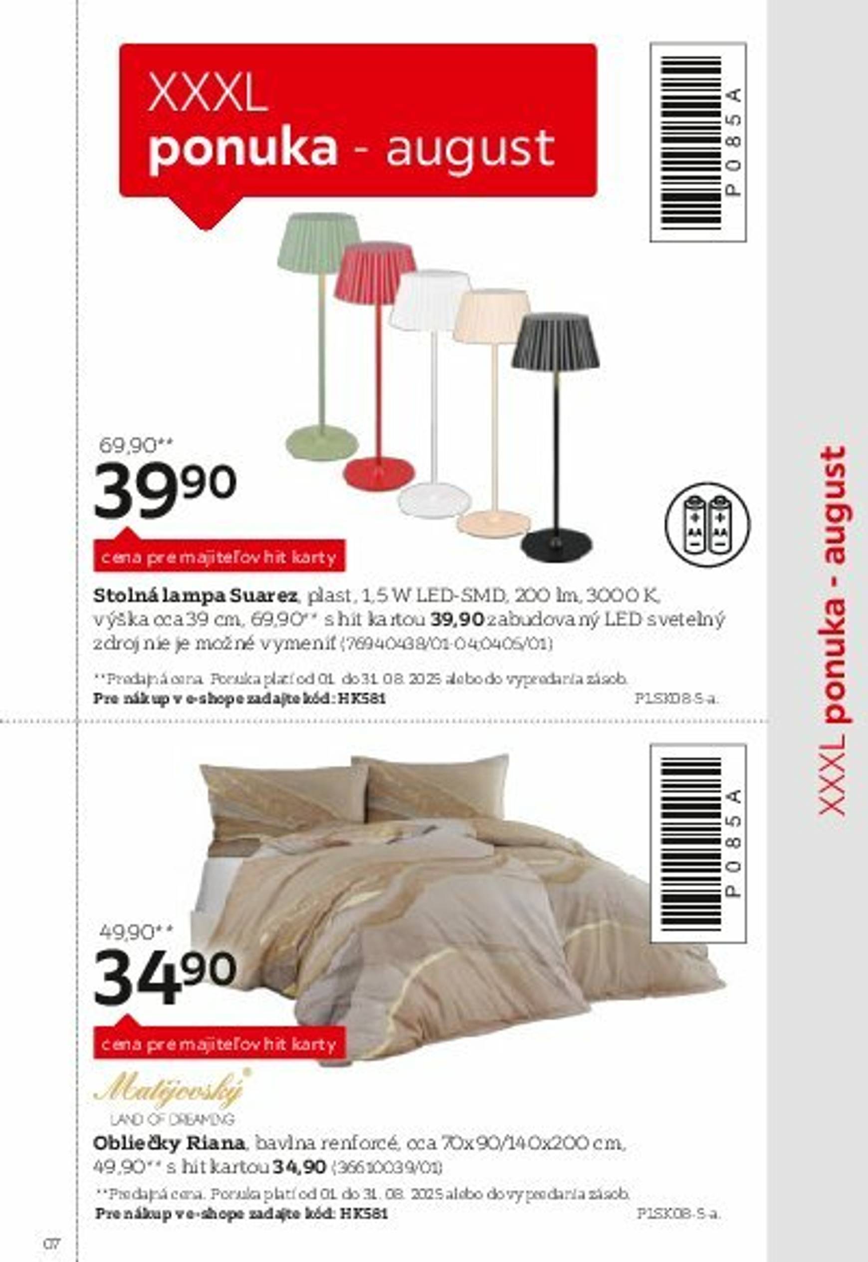 Page 7 of Aktuálny xxxlutz leták platný od soboty 01.08 do 31.01
