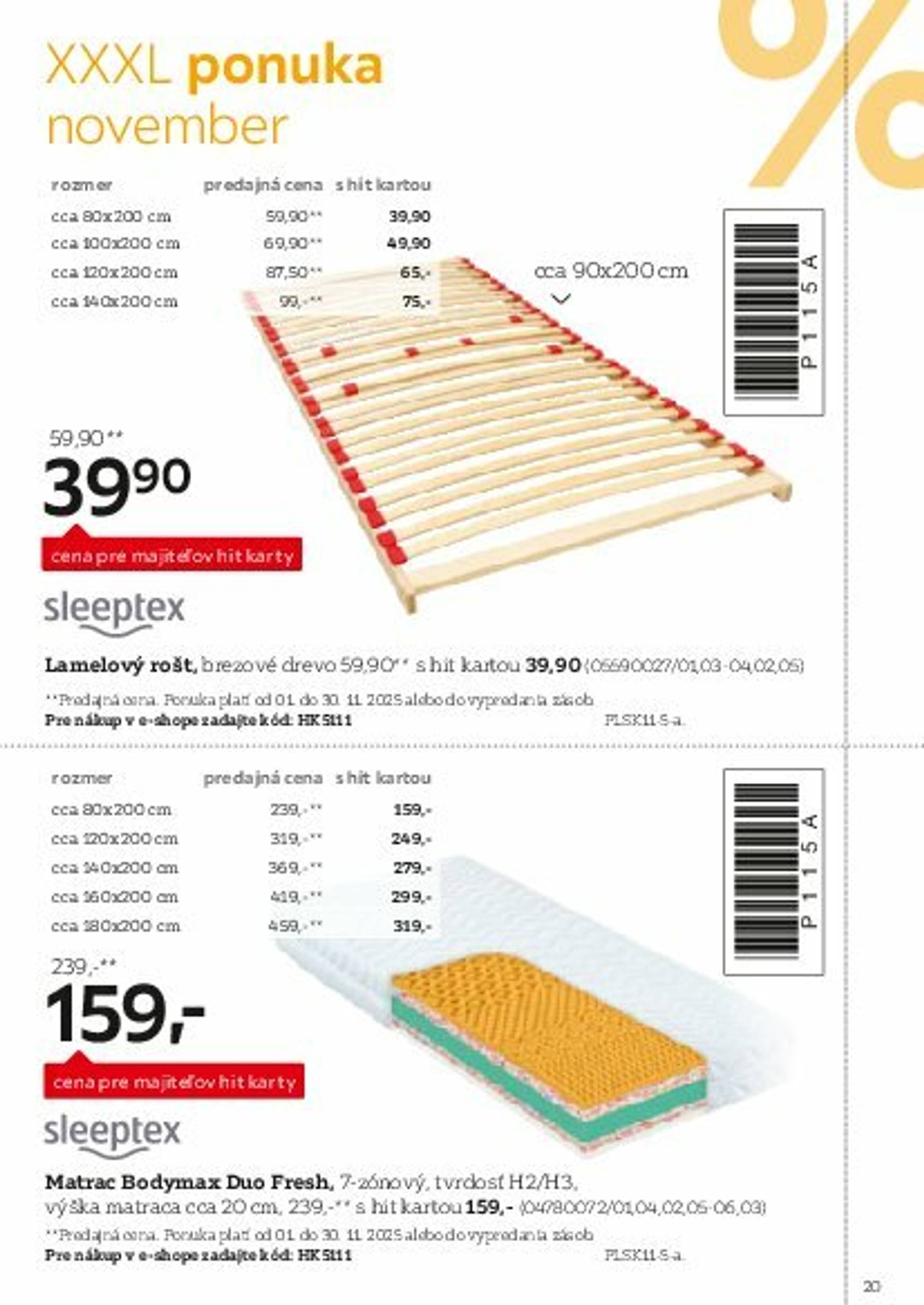 Page 20 of Aktuálny xxxlutz leták platný od soboty 01.08 do 31.01