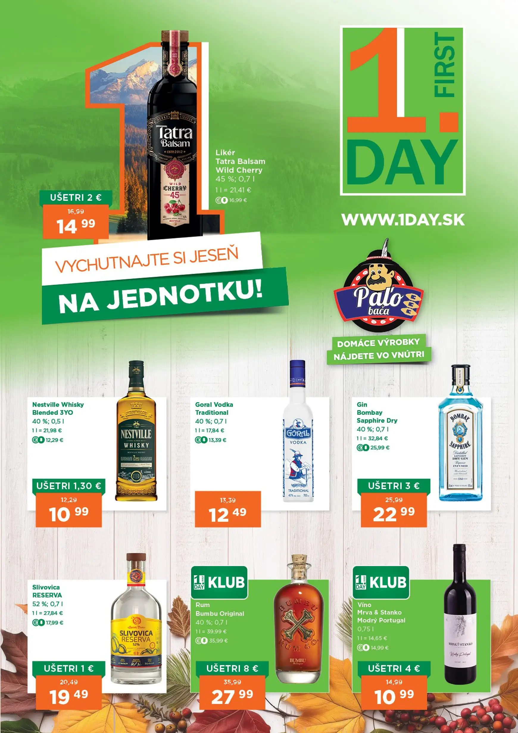 Page 1 of Aktuálny 1-day leták platný od štvrtka 06.11 do 19.11