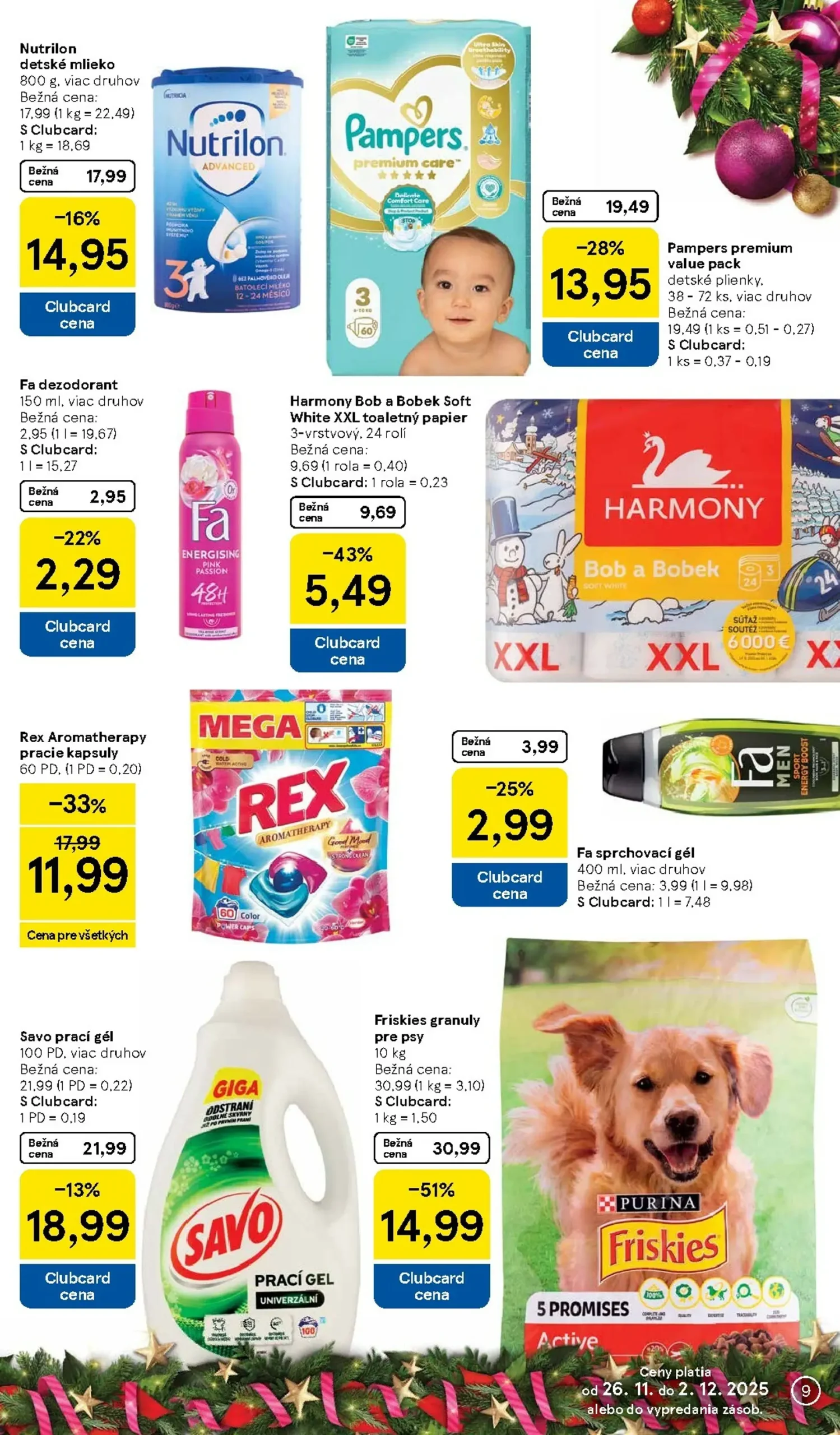Page 9 of Aktuálny tesco leták platný od stredy 26.11 do 02.12