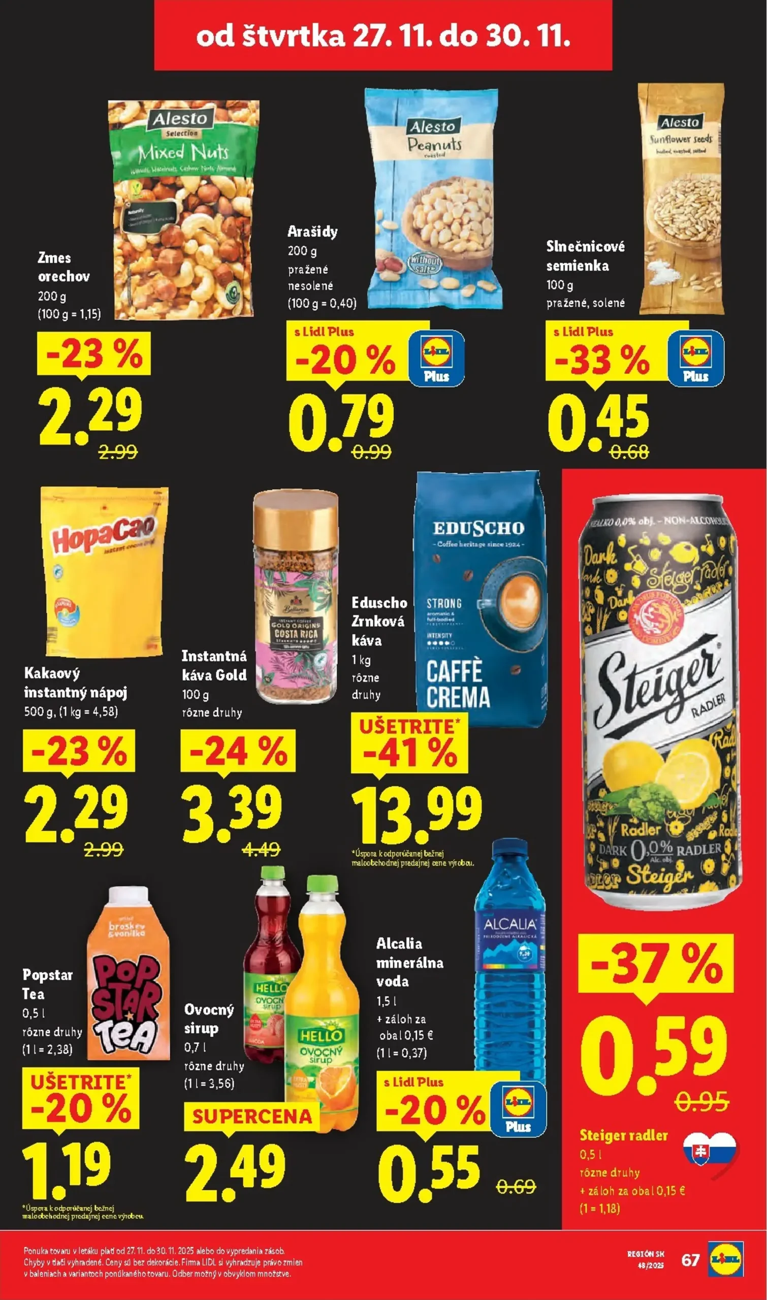 Page 67 of Aktuálny lidl leták platný od pondelka 24.11 do 30.11