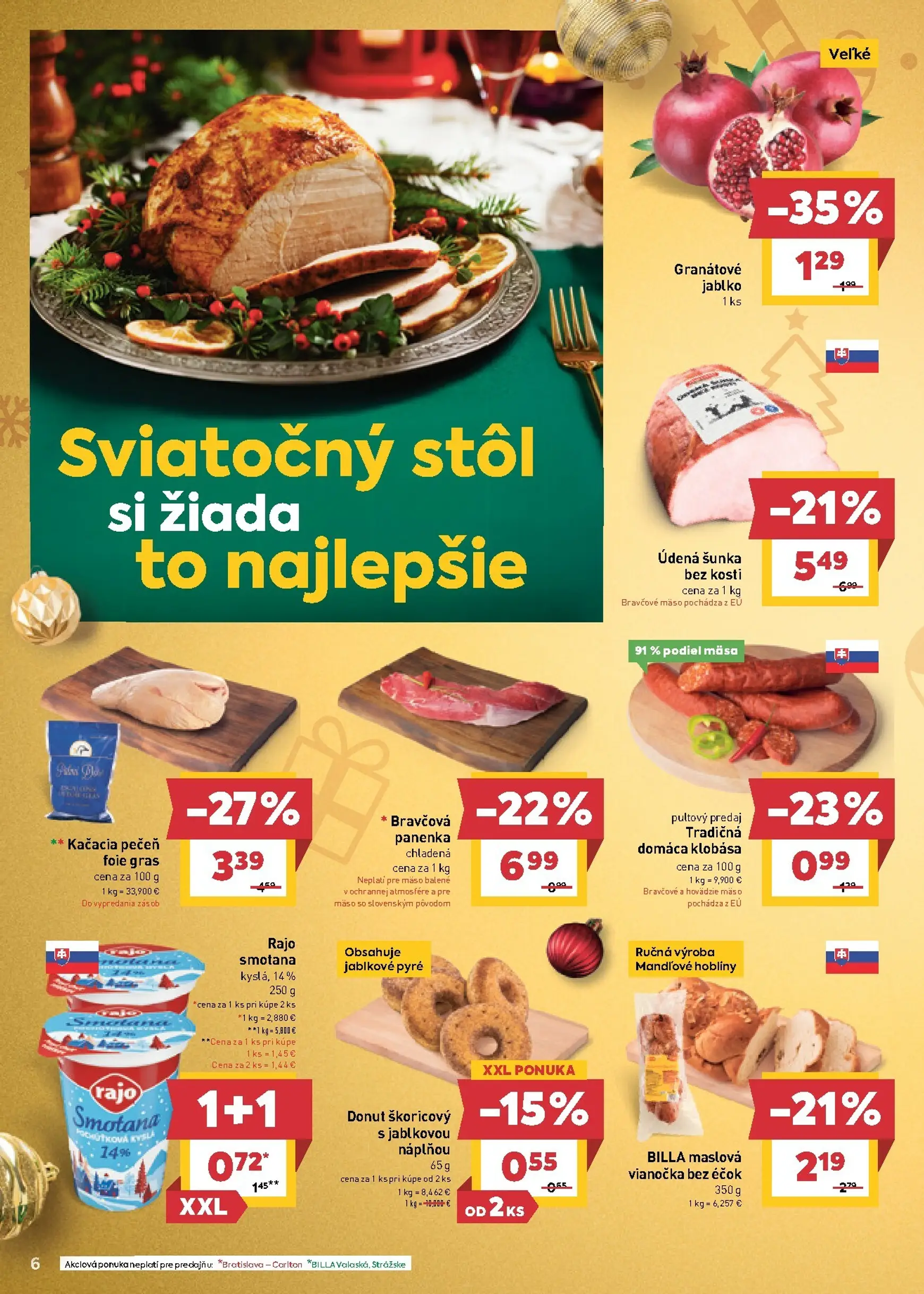 Page 6 of Aktuálny billa leták platný od stredy 26.11 do 02.12