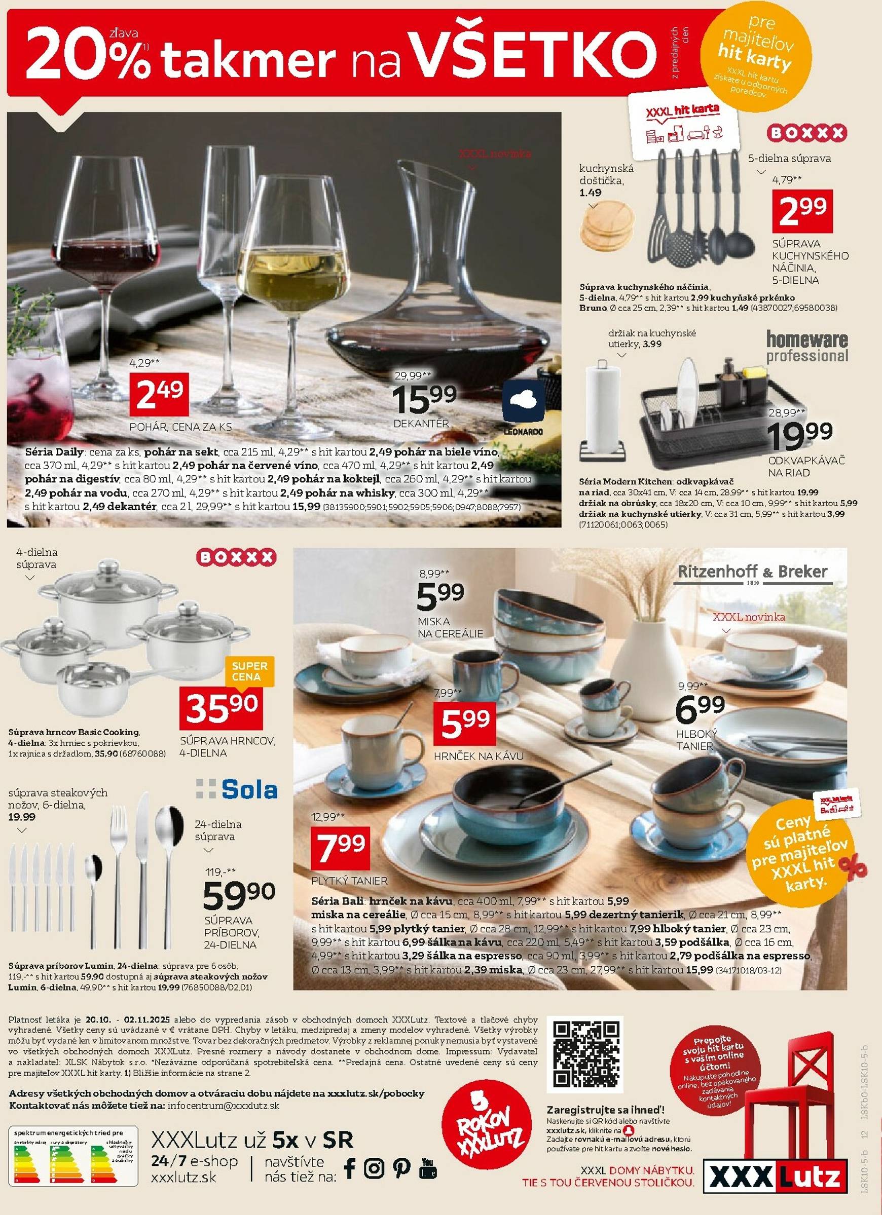 Page 12 of Aktuálny xxxlutz leták platný od pondelka 20.10 do 02.11