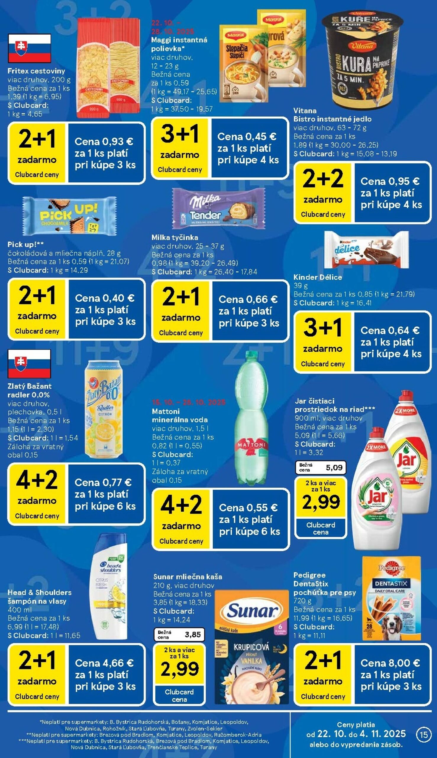 Page 15 of Aktuálny tesco leták platný od stredy 22.10 do 28.10