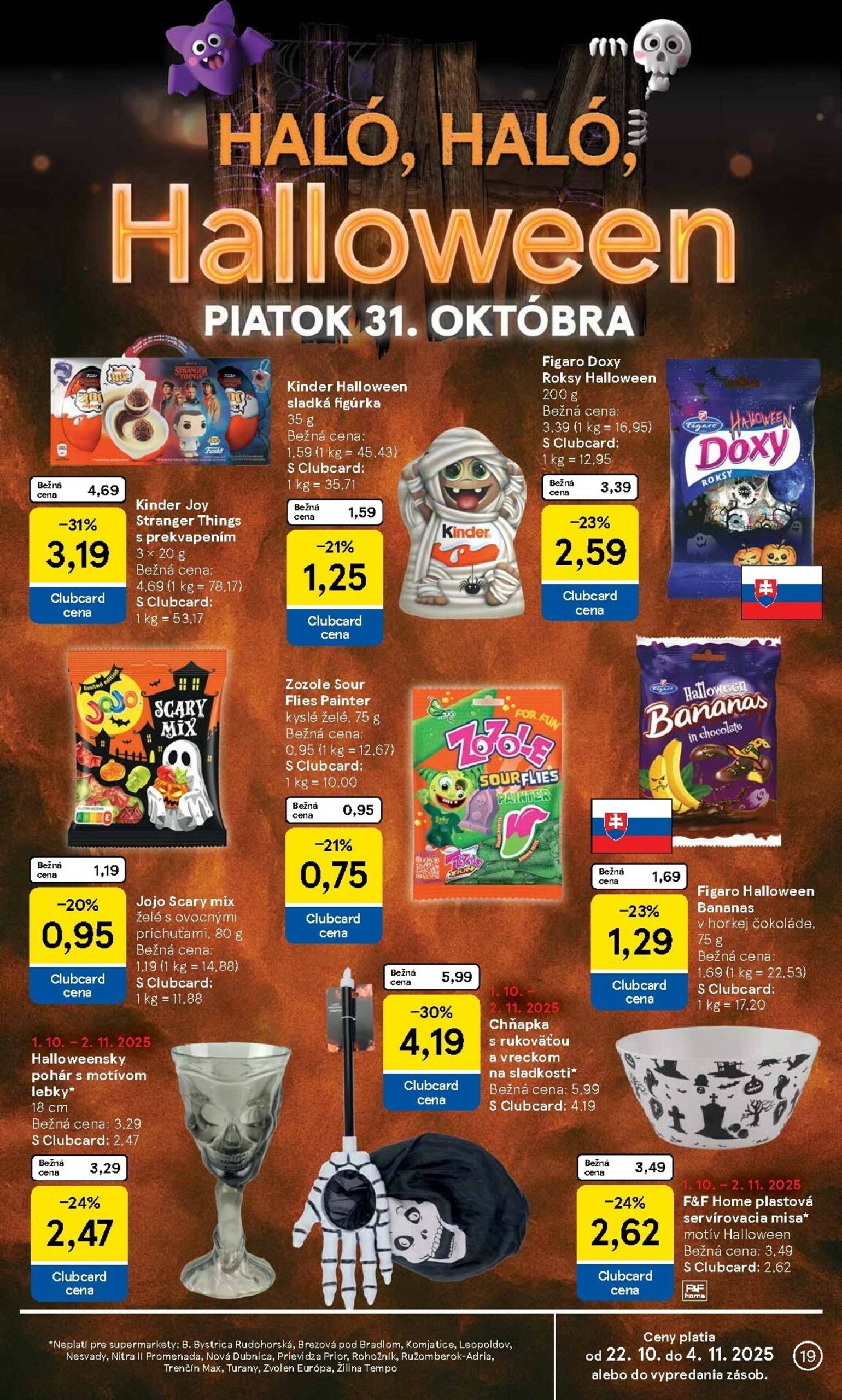 Page 19 of Aktuálny tesco leták platný od stredy 22.10 do 28.10