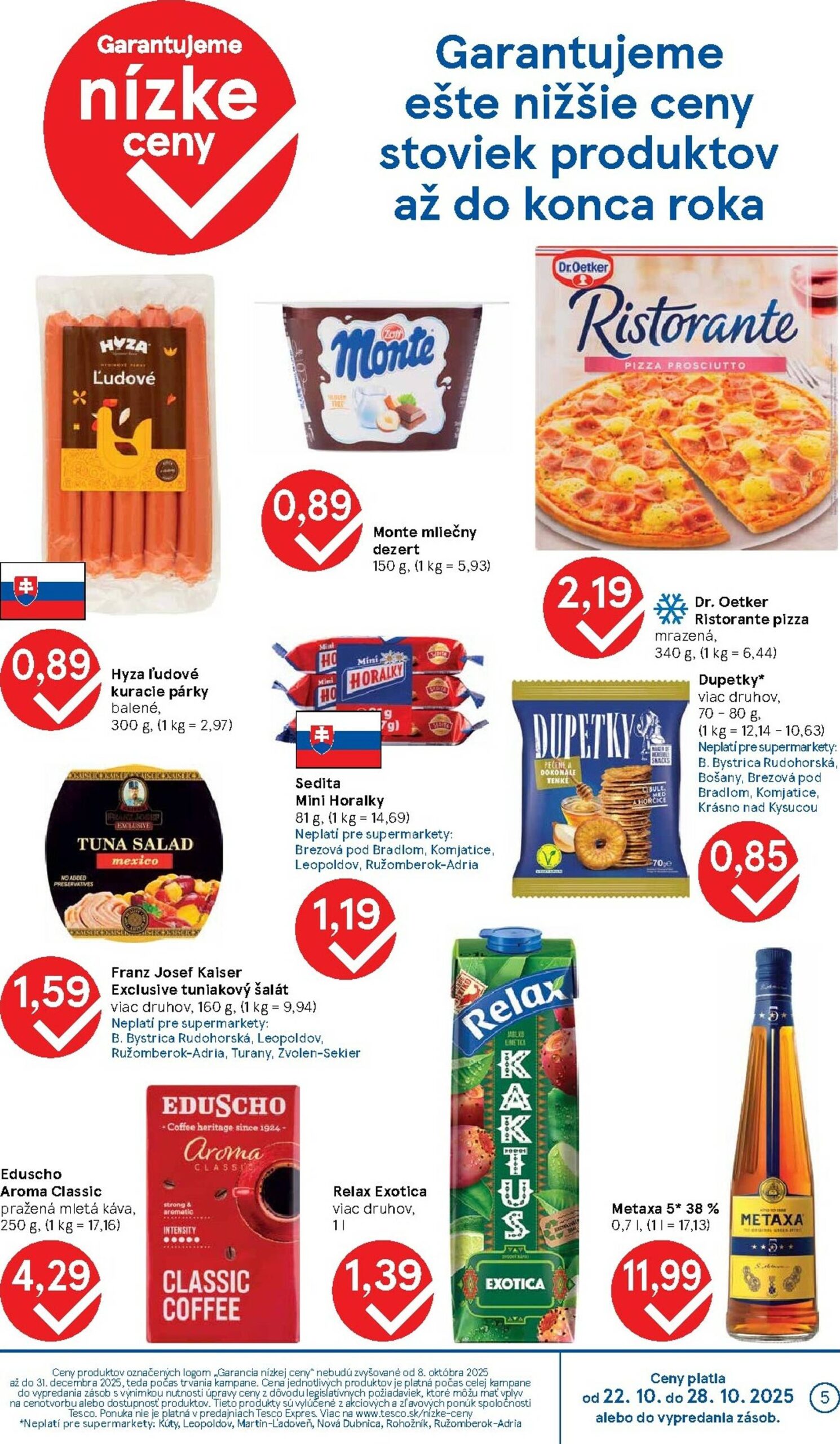 Page 5 of Aktuálny tesco leták platný od stredy 22.10 do 28.10