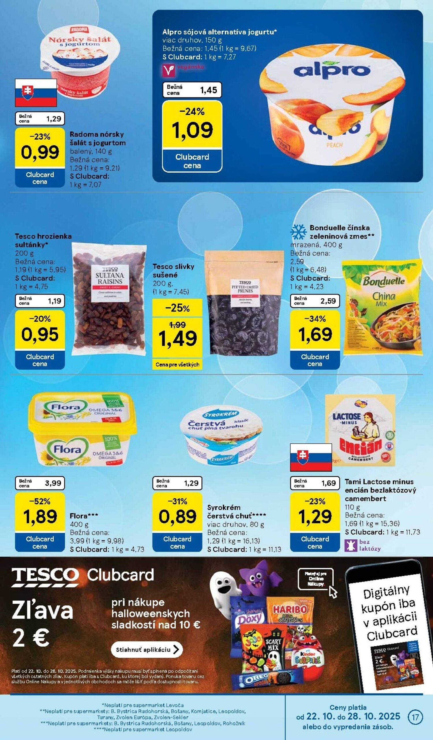 Page 17 of Aktuálny tesco leták platný od stredy 22.10 do 28.10