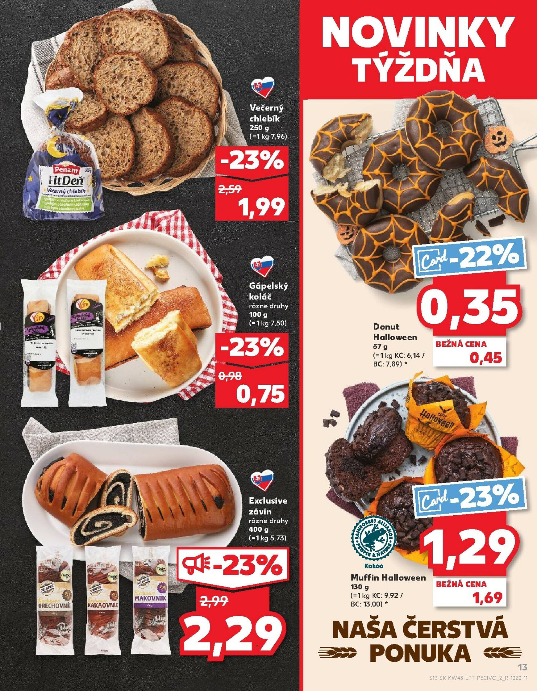 Page 13 of Aktuálny kaufland leták platný od štvrtka 23.10 do 29.10