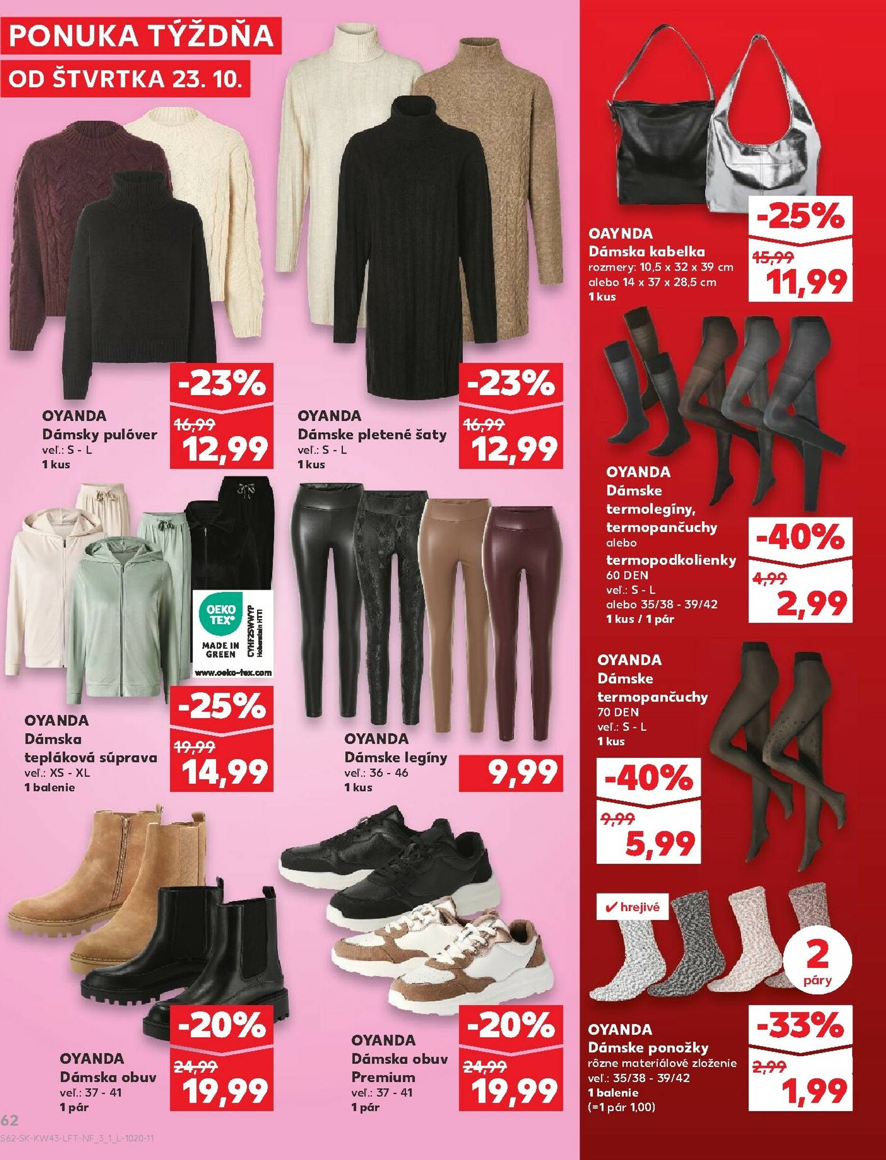 Page 62 of Aktuálny kaufland leták platný od štvrtka 23.10 do 29.10
