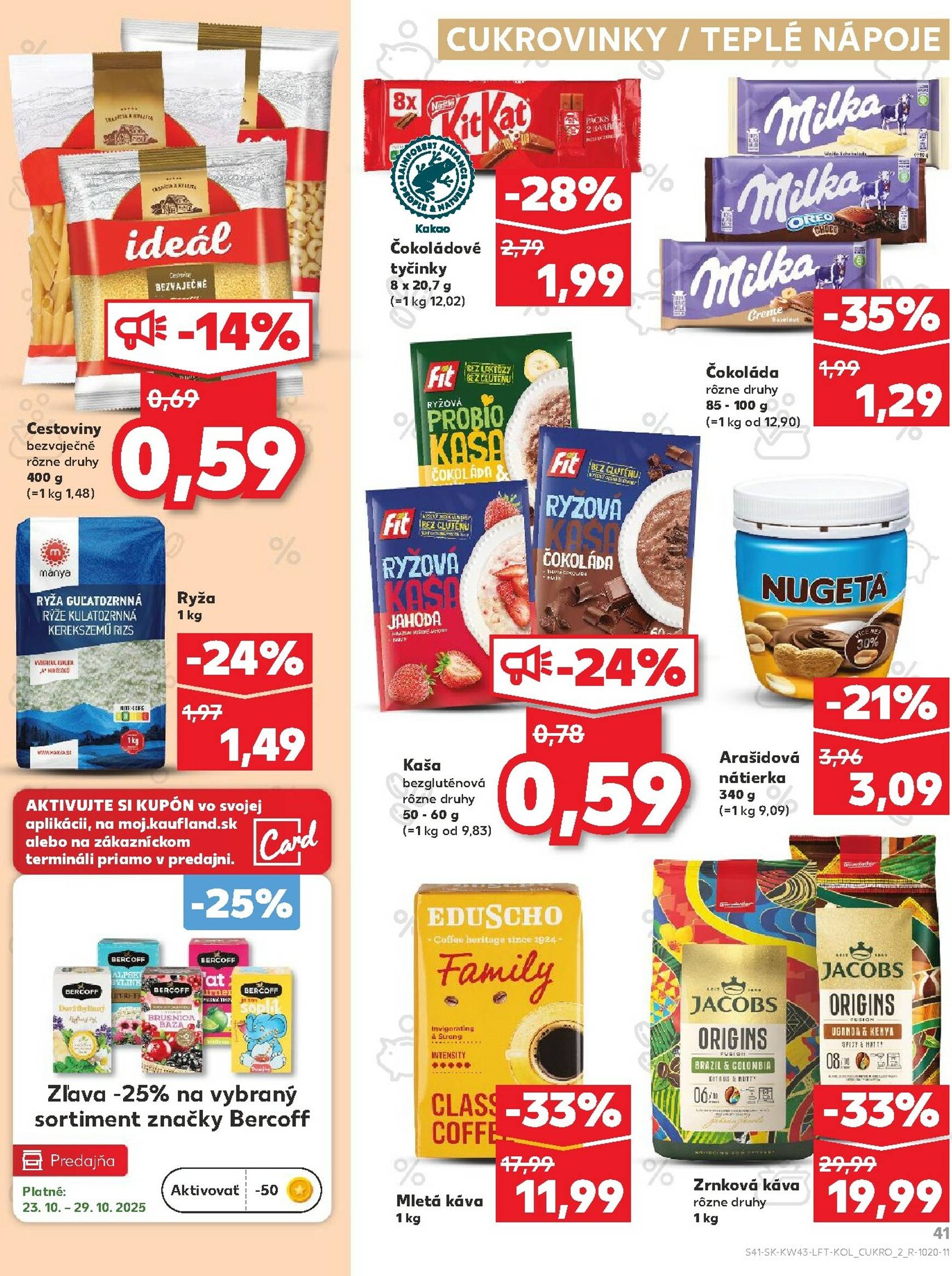 Page 41 of Aktuálny kaufland leták platný od štvrtka 23.10 do 29.10