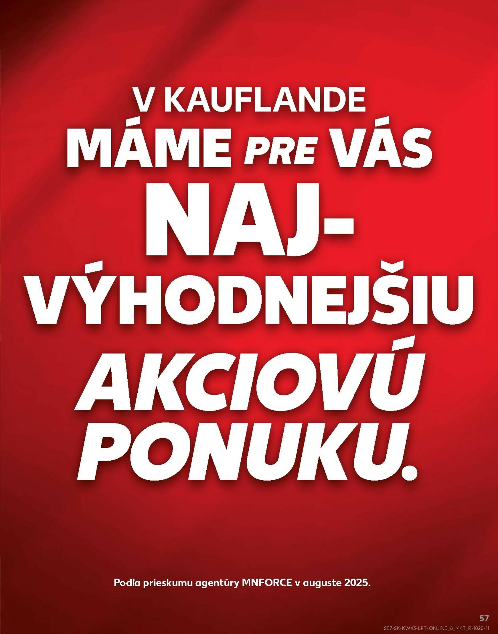 Page 57 of Aktuálny kaufland leták platný od štvrtka 23.10 do 29.10