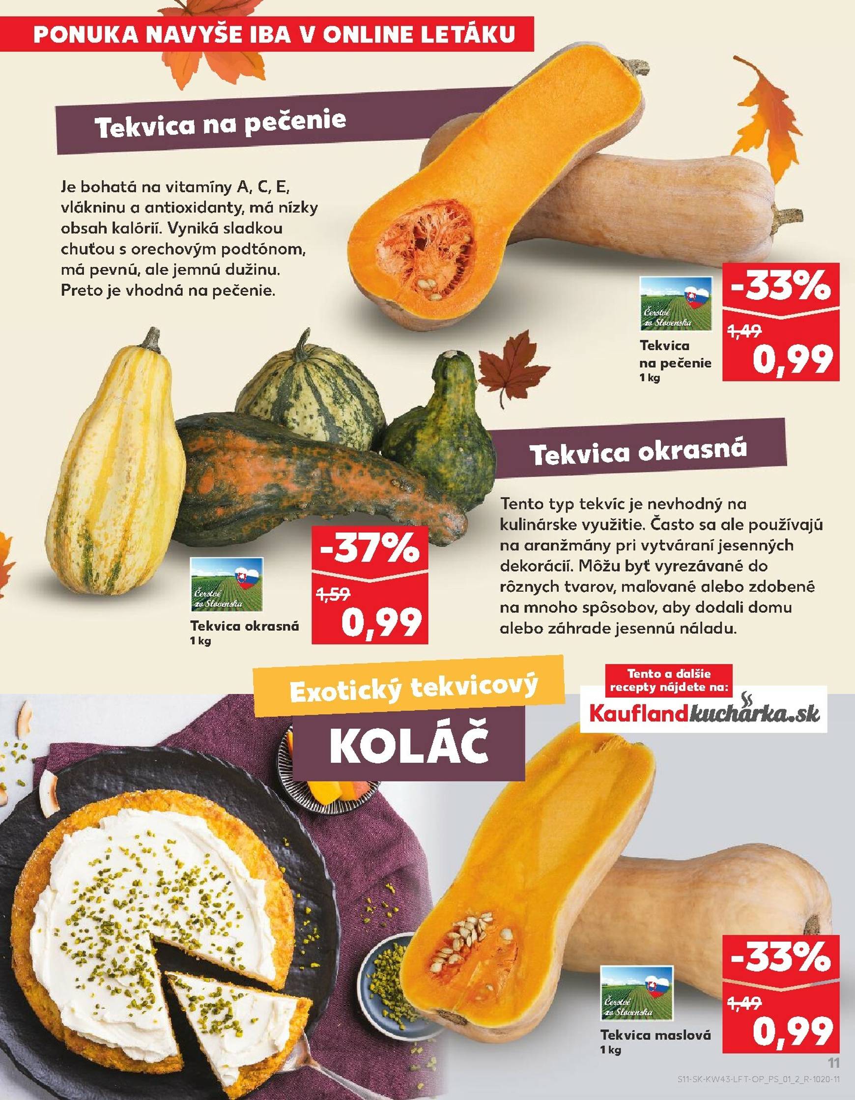 Page 11 of Aktuálny kaufland leták platný od štvrtka 23.10 do 29.10