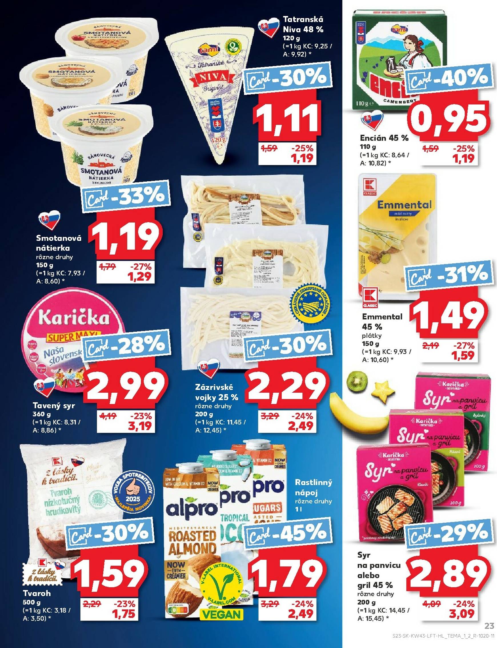 Page 23 of Aktuálny kaufland leták platný od štvrtka 23.10 do 29.10