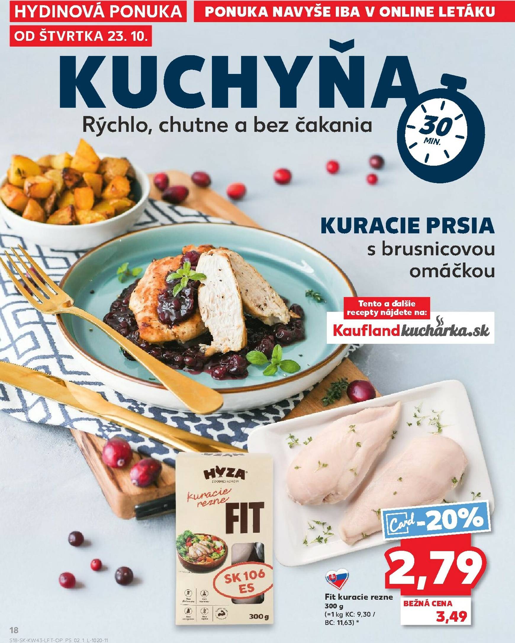 Page 18 of Aktuálny kaufland leták platný od štvrtka 23.10 do 29.10