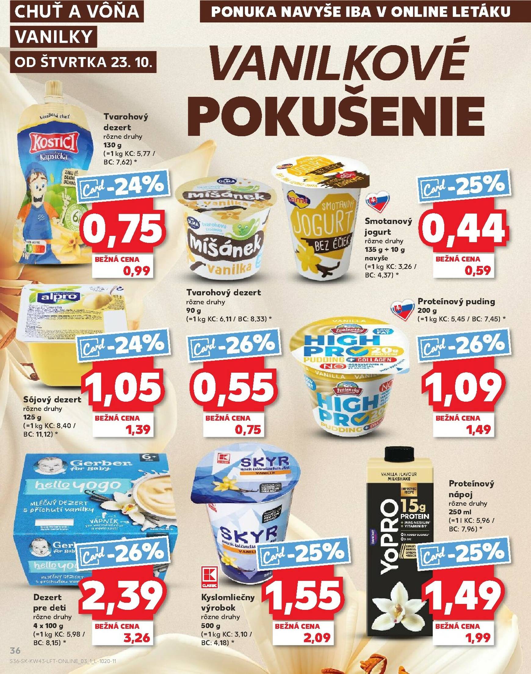 Page 36 of Aktuálny kaufland leták platný od štvrtka 23.10 do 29.10