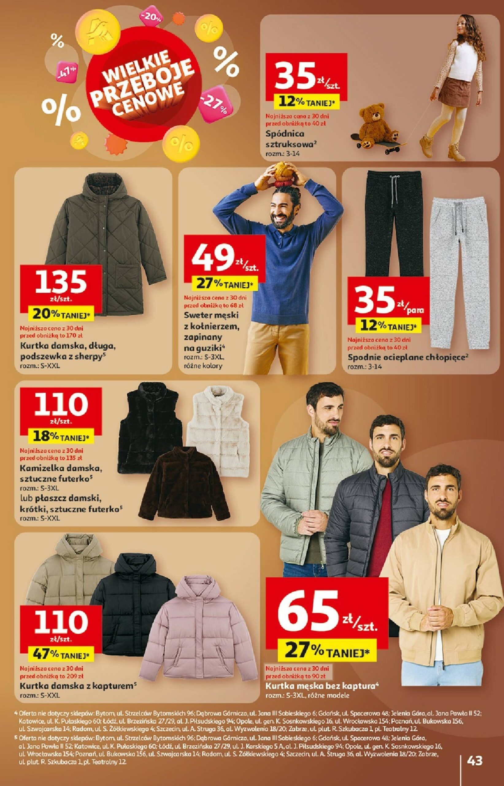 Page 43 of Aktuálny auchan-polsko leták platný od štvrtka 23.10 do 29.10