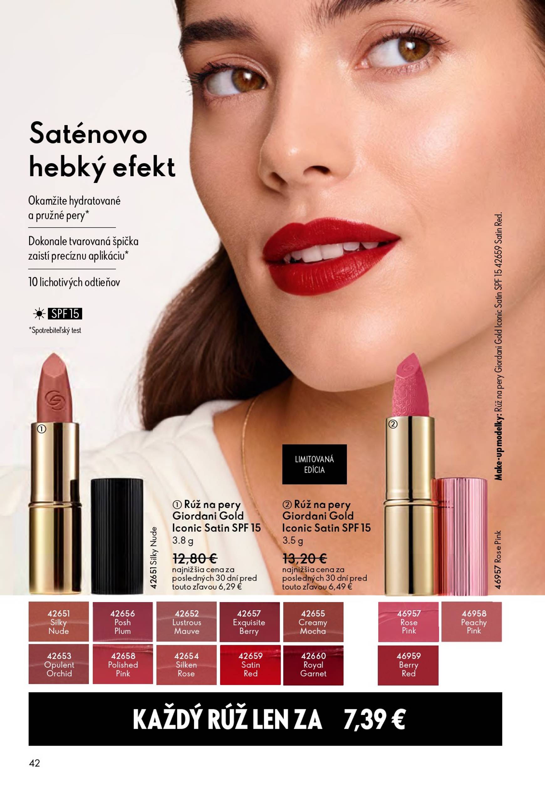 Page 42 of Aktuálny oriflame leták platný od stredy 22.10 do 11.11