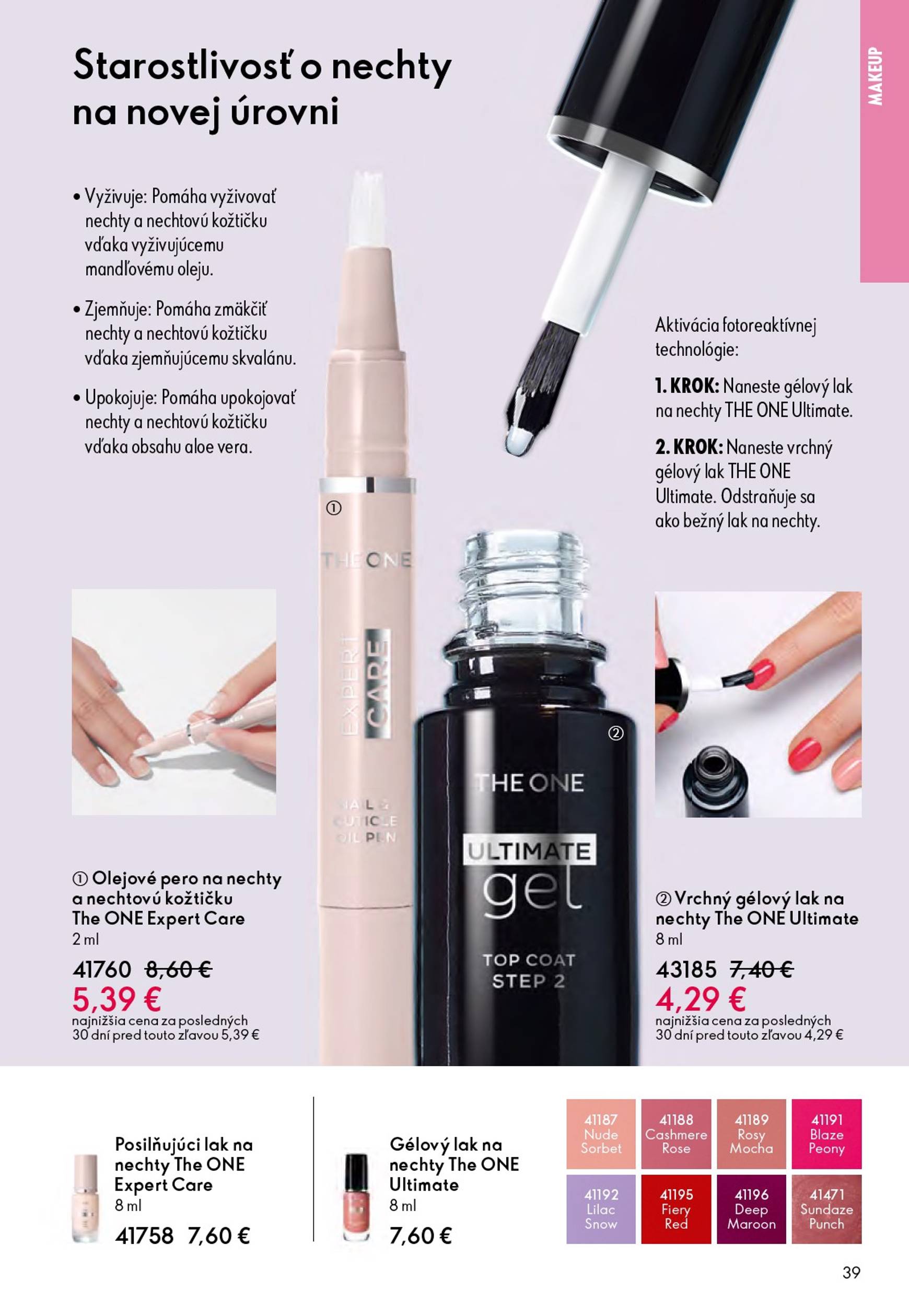 Page 39 of Aktuálny oriflame leták platný od stredy 22.10 do 11.11
