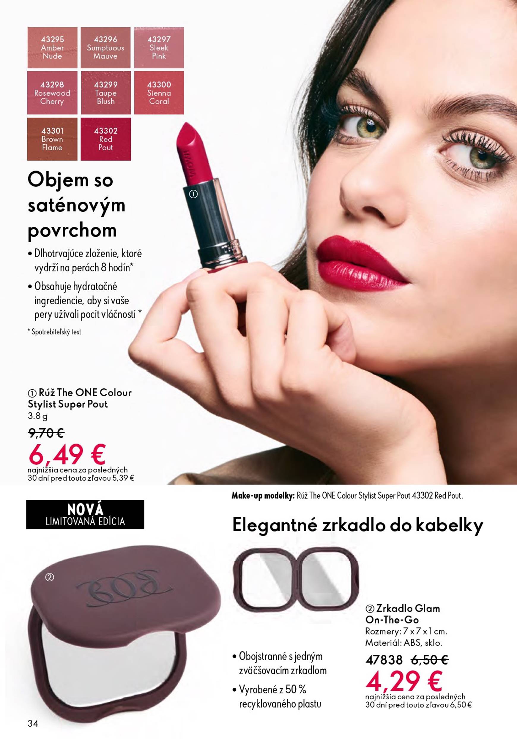 Page 34 of Aktuálny oriflame leták platný od stredy 22.10 do 11.11