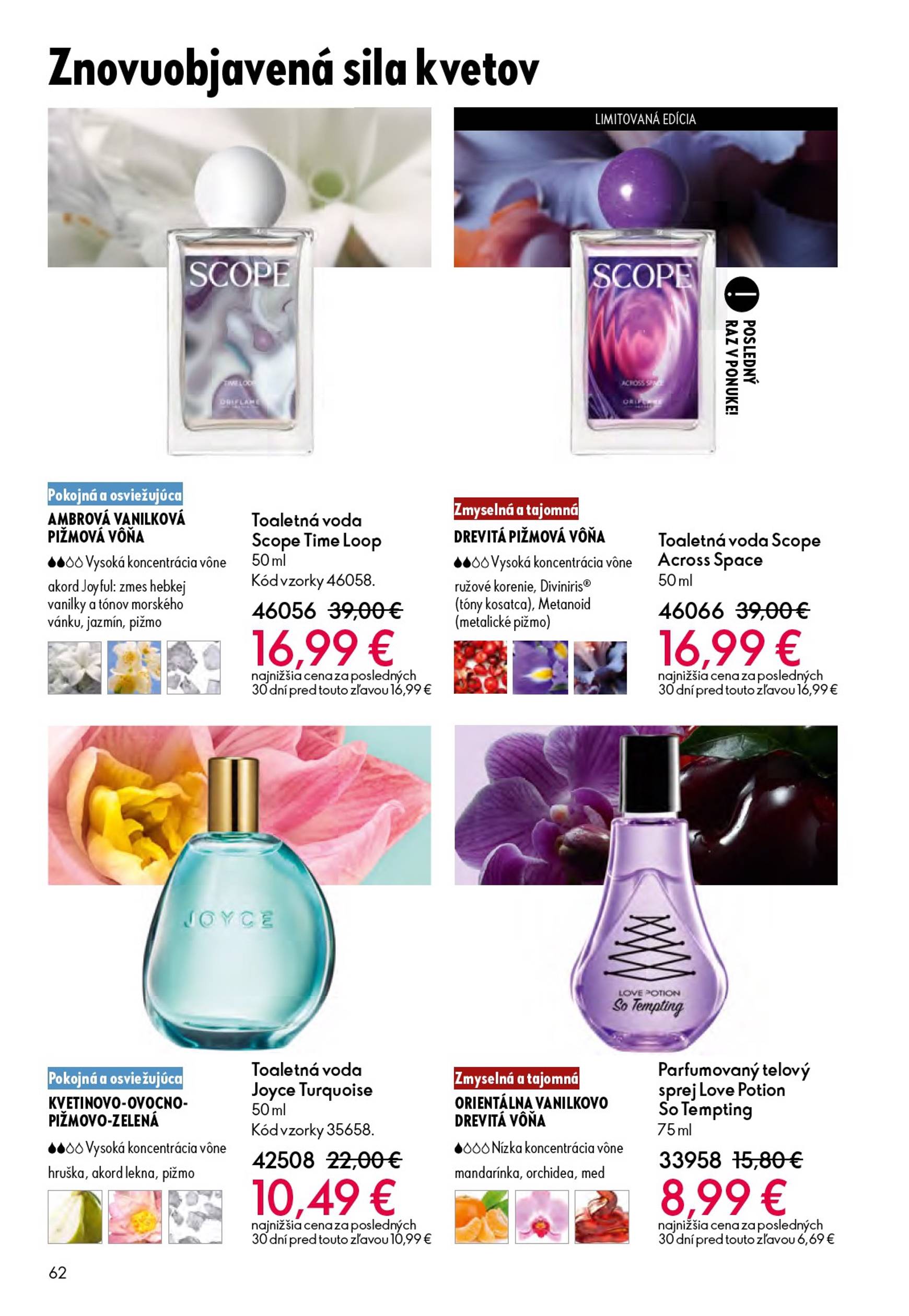Page 62 of Aktuálny oriflame leták platný od stredy 22.10 do 11.11