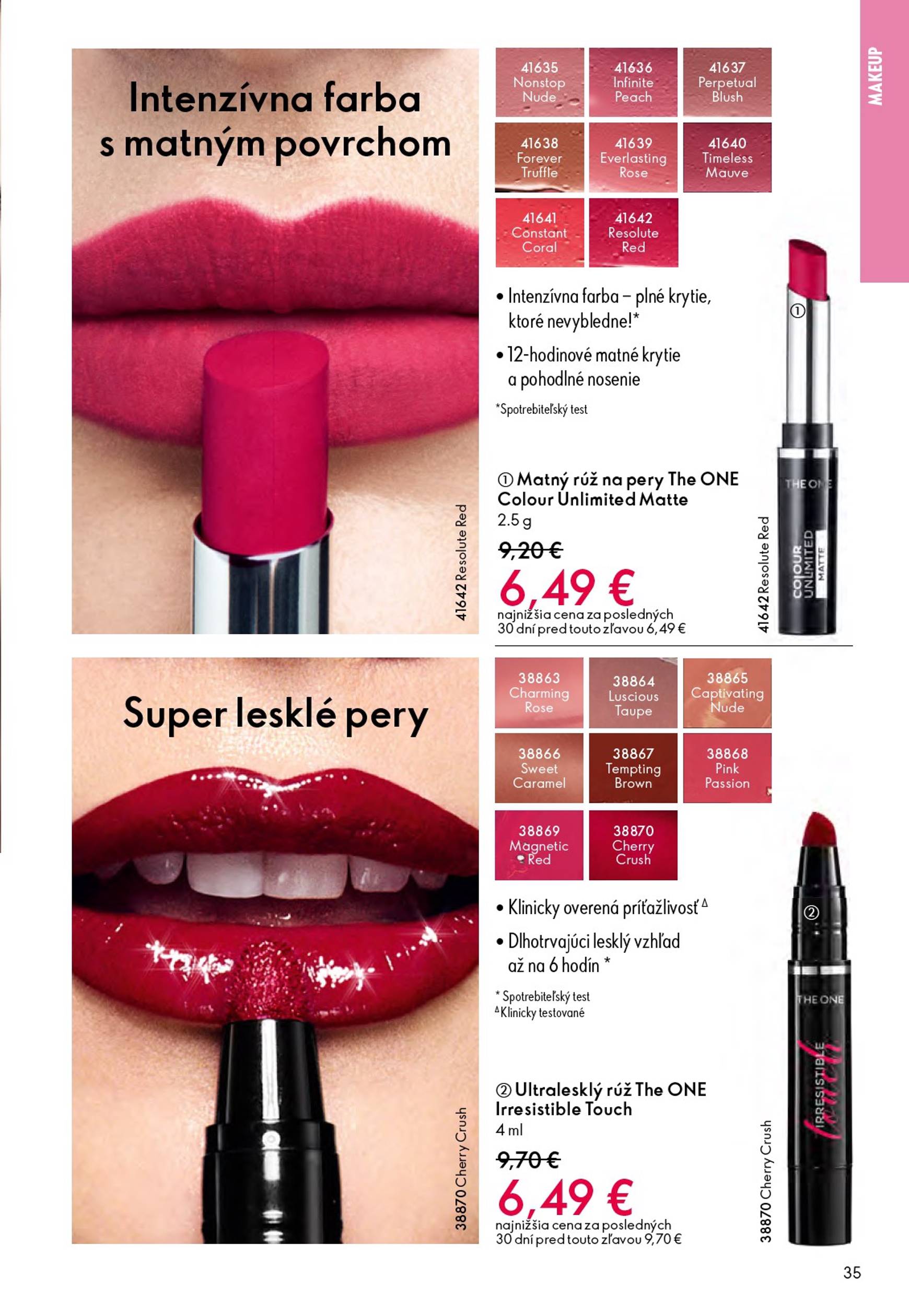 Page 35 of Aktuálny oriflame leták platný od stredy 22.10 do 11.11