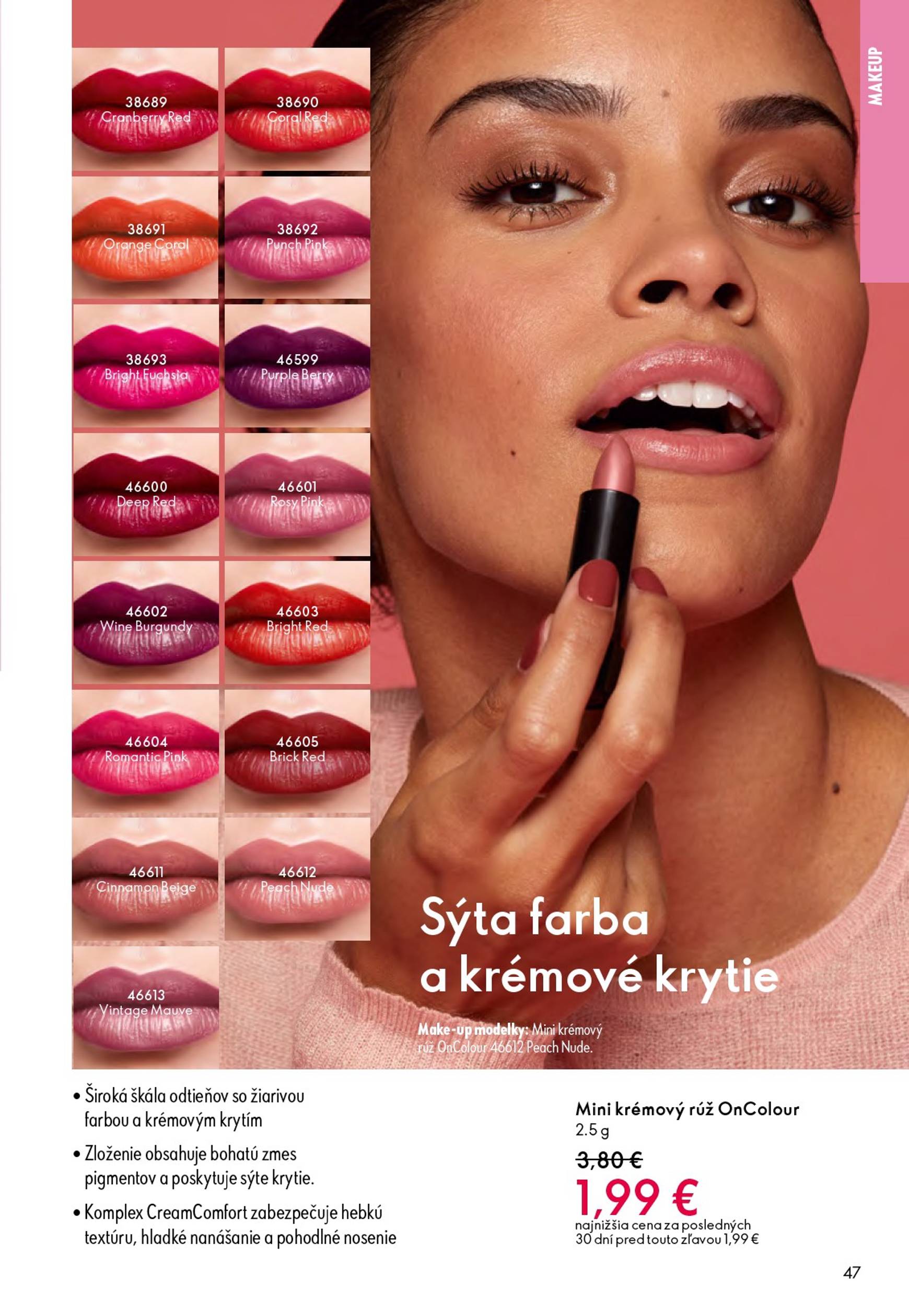 Page 47 of Aktuálny oriflame leták platný od stredy 22.10 do 11.11
