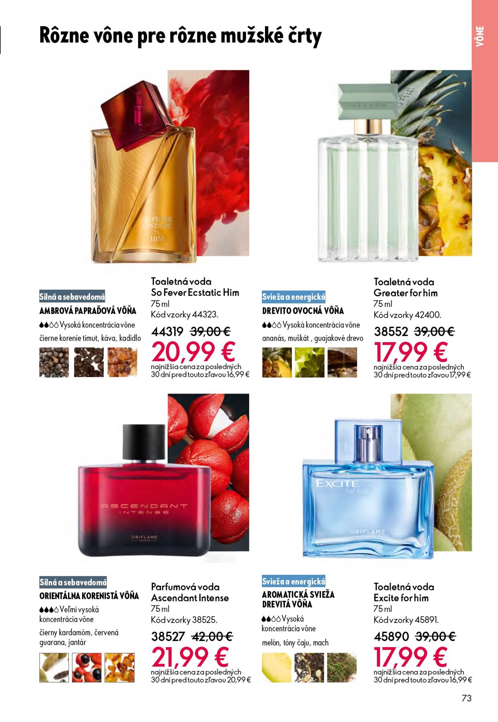 Page 73 of Aktuálny oriflame leták platný od stredy 22.10 do 11.11