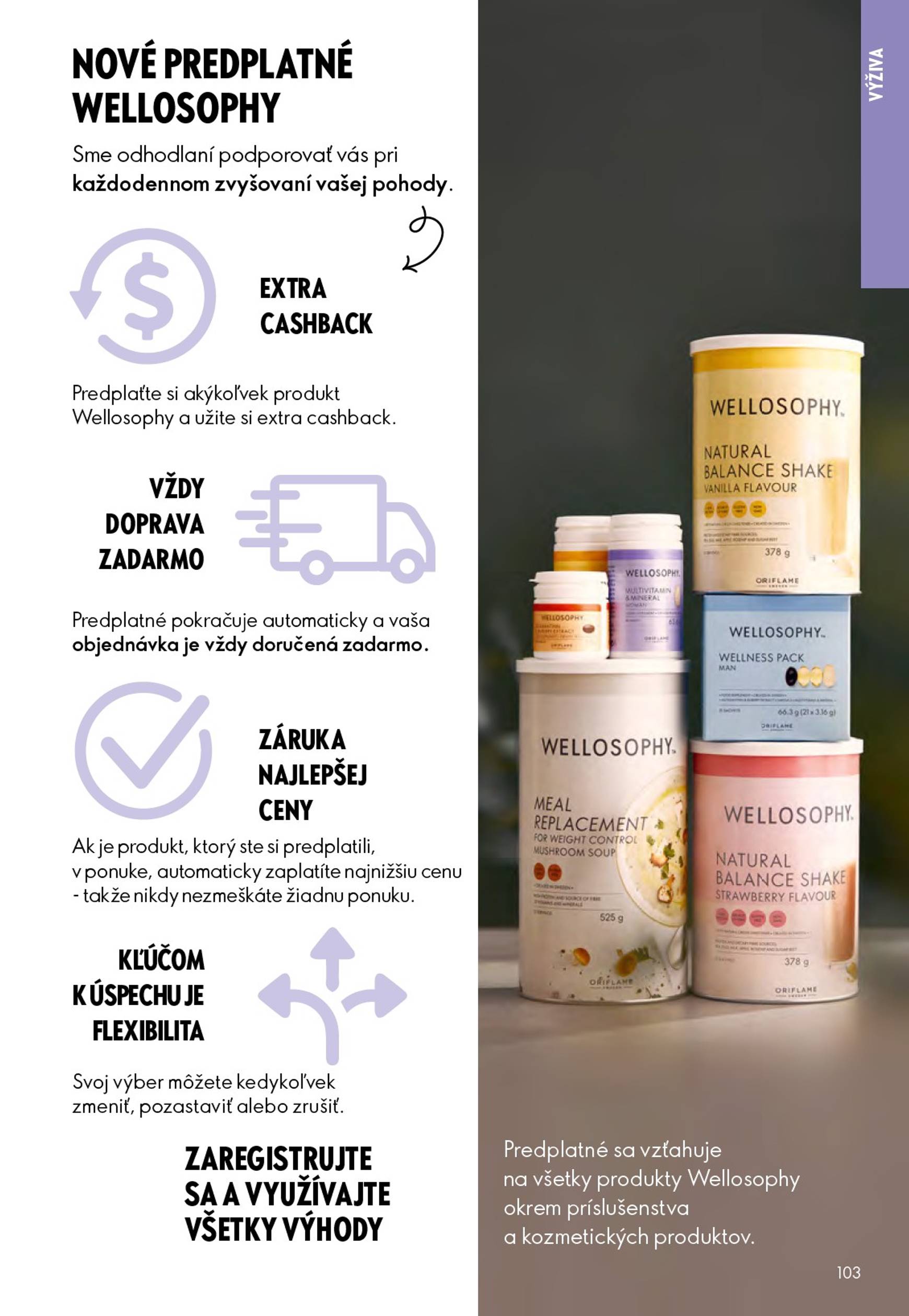 Page 103 of Aktuálny oriflame leták platný od stredy 22.10 do 11.11