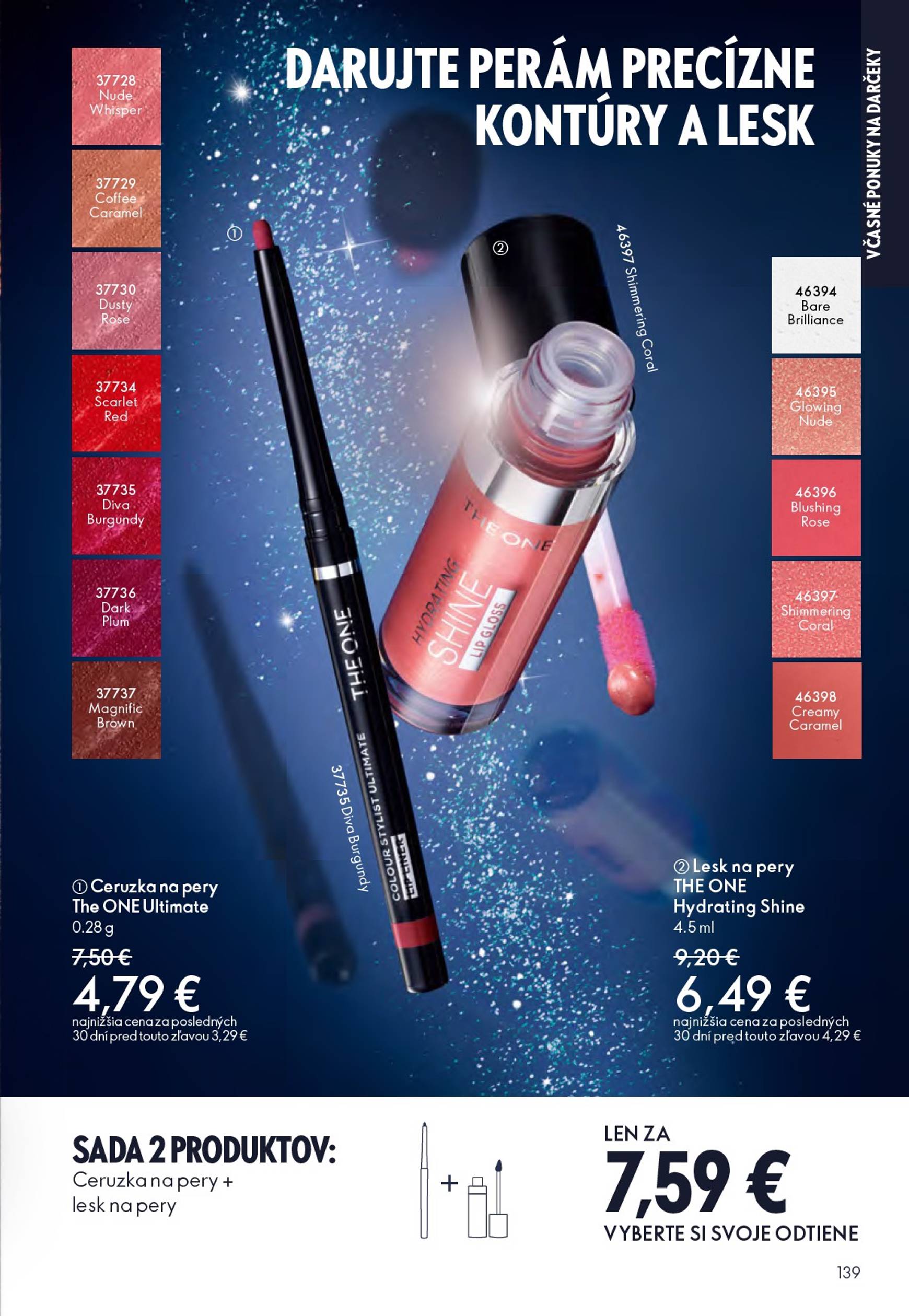 Page 139 of Aktuálny oriflame leták platný od stredy 22.10 do 11.11