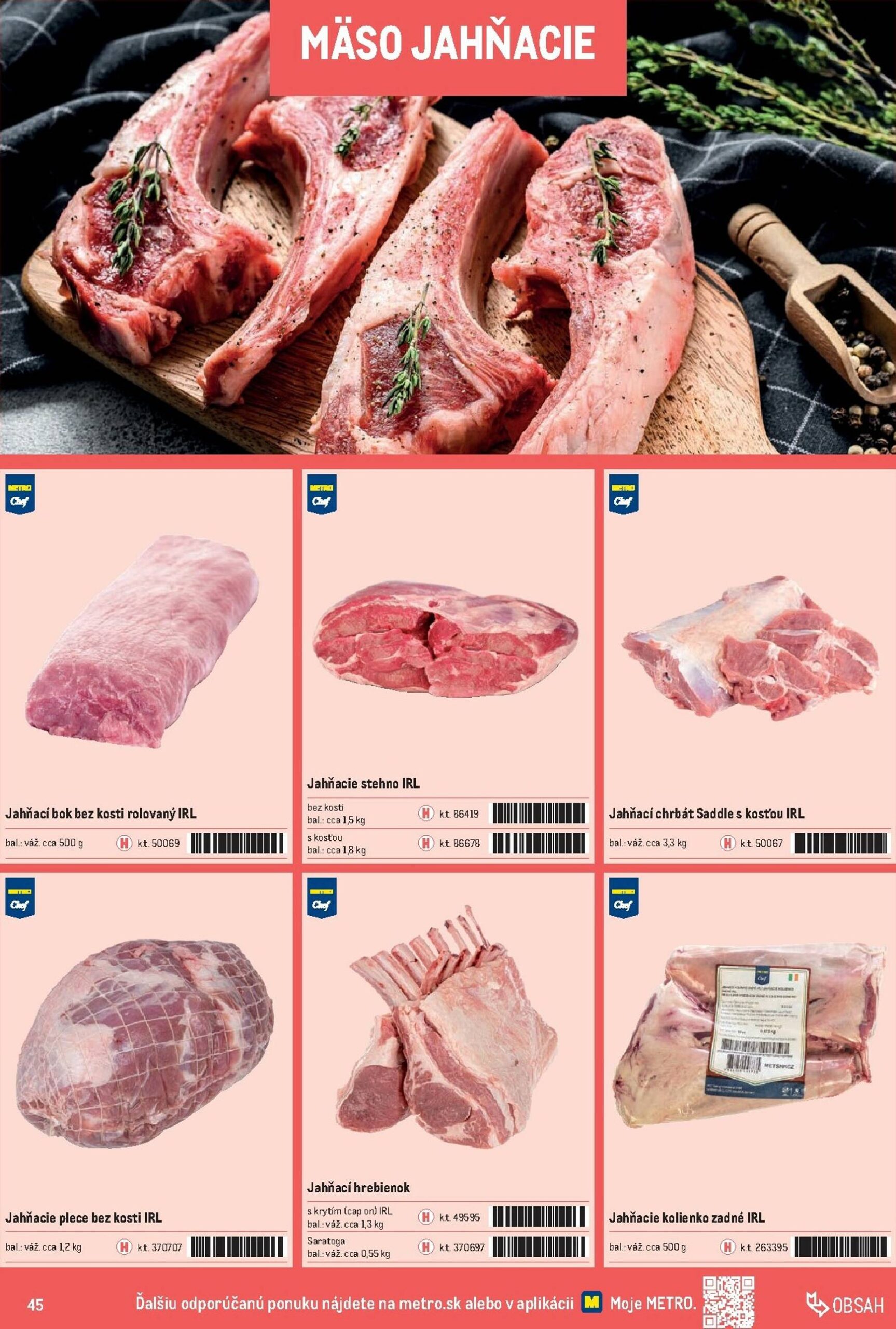 Page 45 of Aktuálny metro leták platný od stredy 01.10 do 31.12