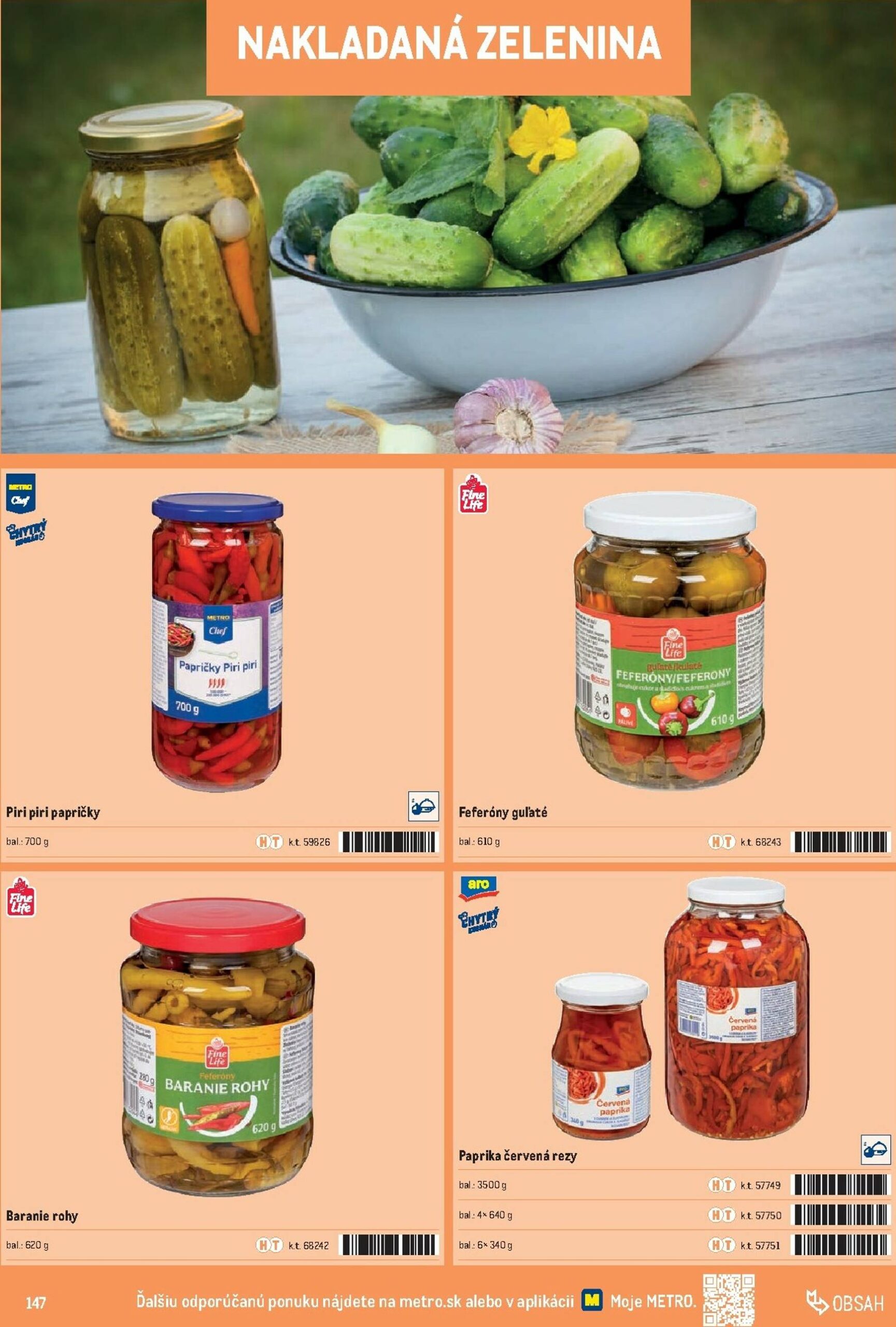 Page 147 of Aktuálny metro leták platný od stredy 01.10 do 31.12